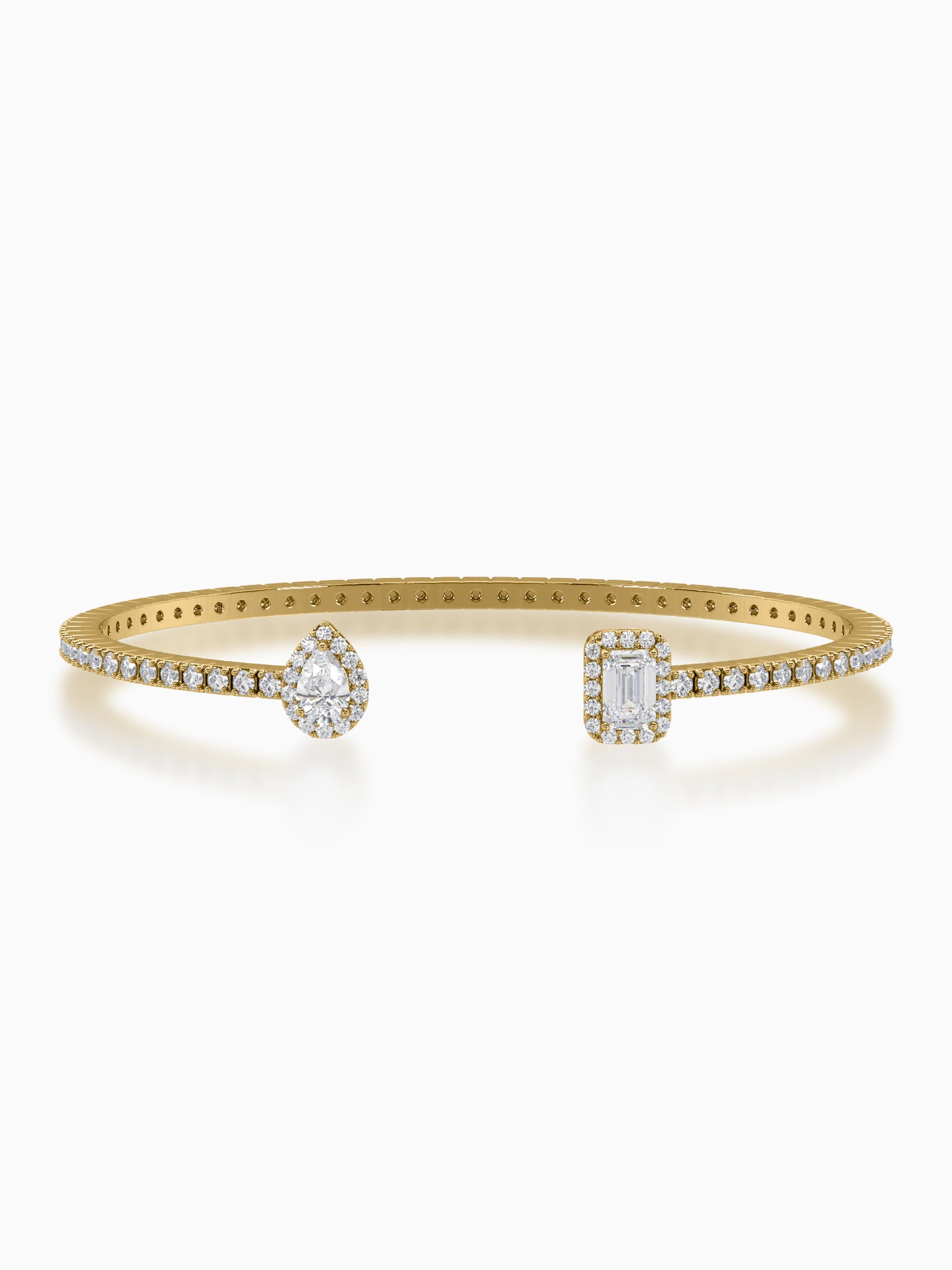 Twain Sparkle Cuff Bracelet - Evol Jewels