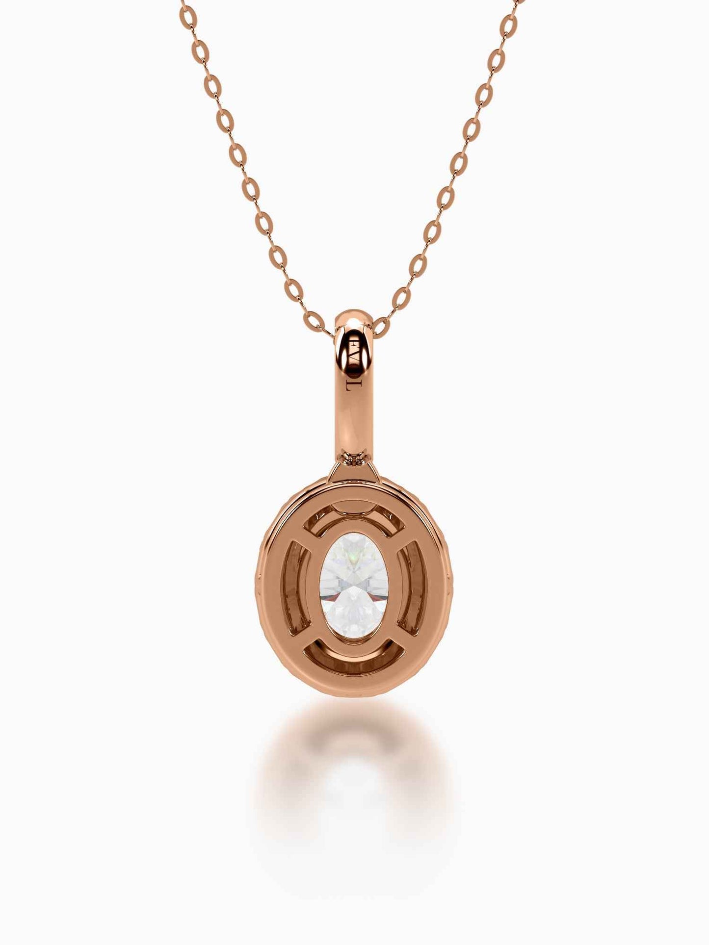 Davina Diamond Halo Pendant