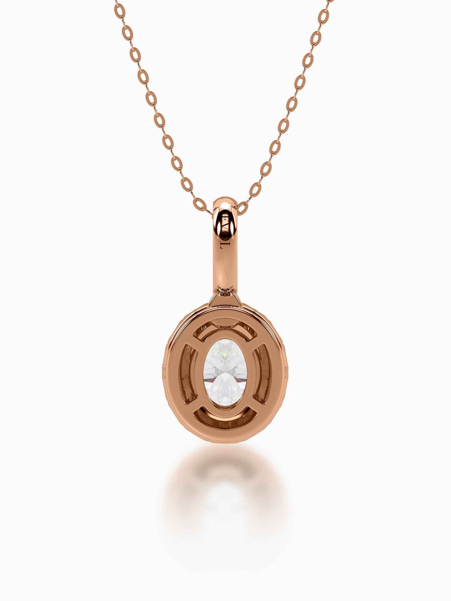 Davina Diamond Halo Pendant