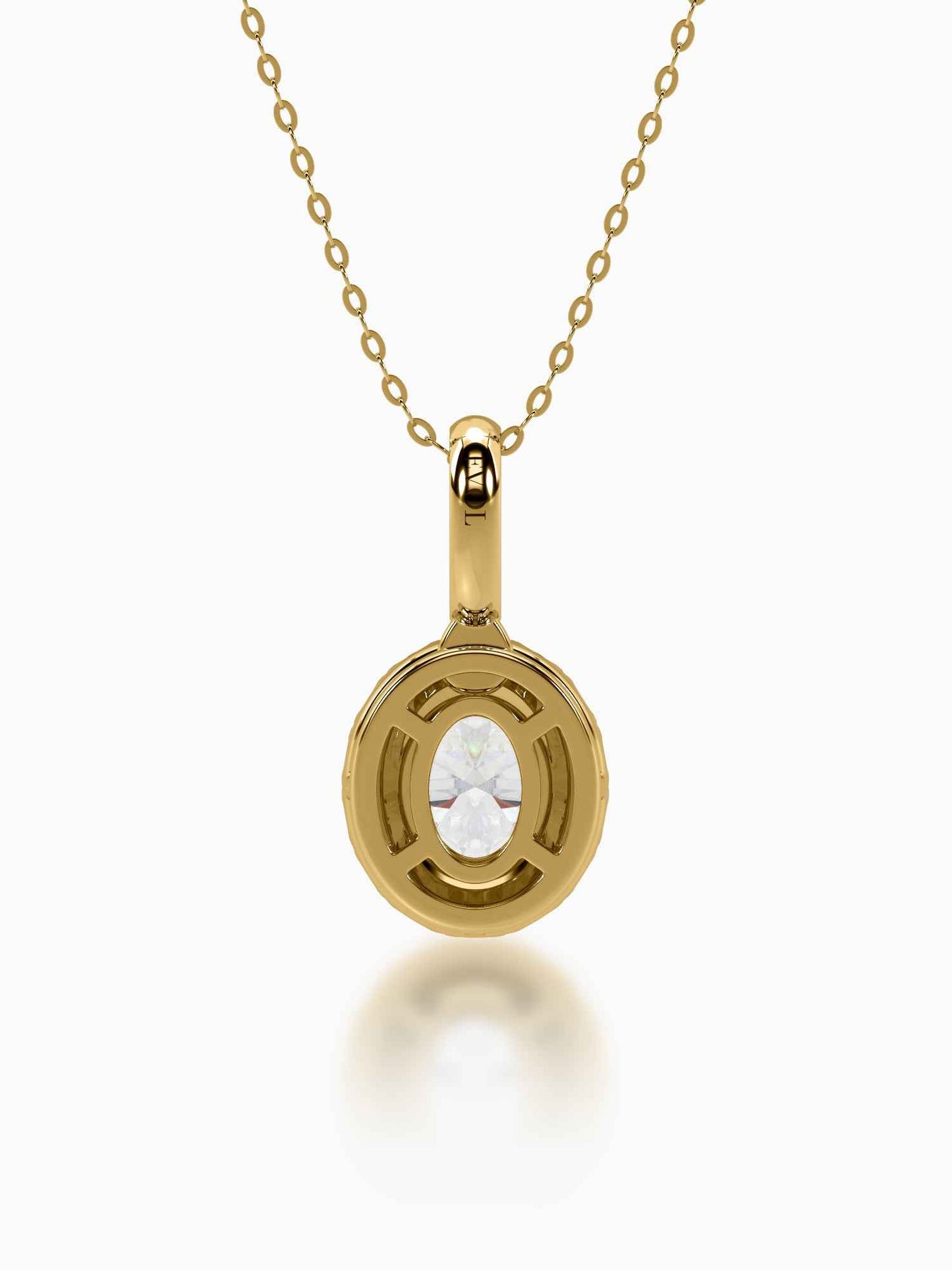 Davina Diamond Halo Pendant