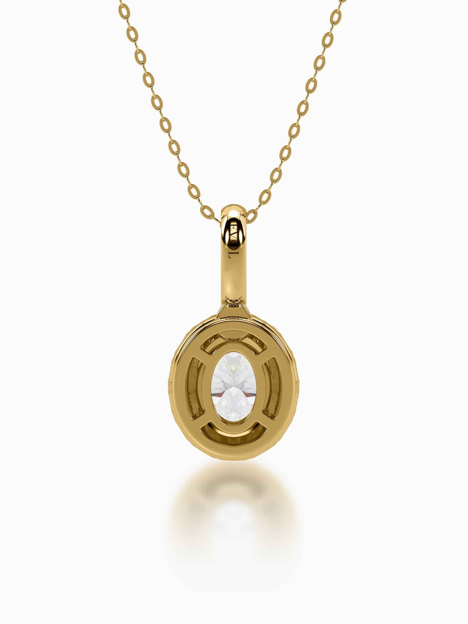 Davina Diamond Halo Pendant