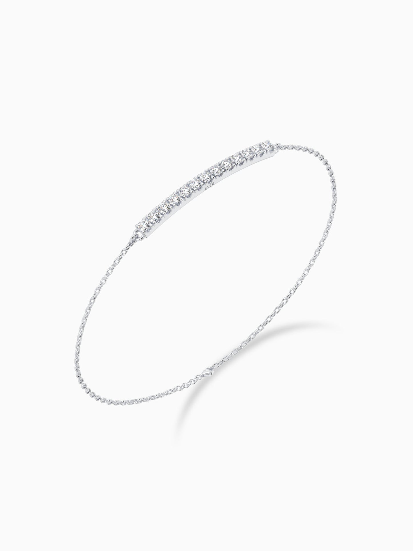 Lineal Diamond Chain Bracelet - Evol Jewels