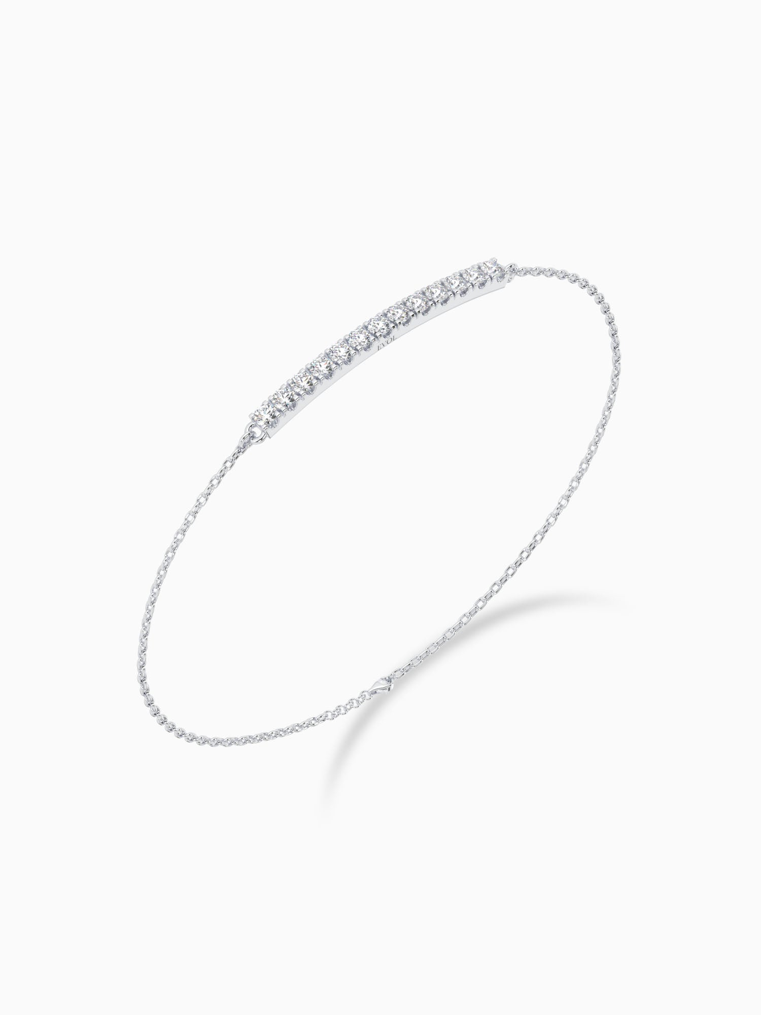 Lineal Diamond Chain Bracelet - Evol Jewels