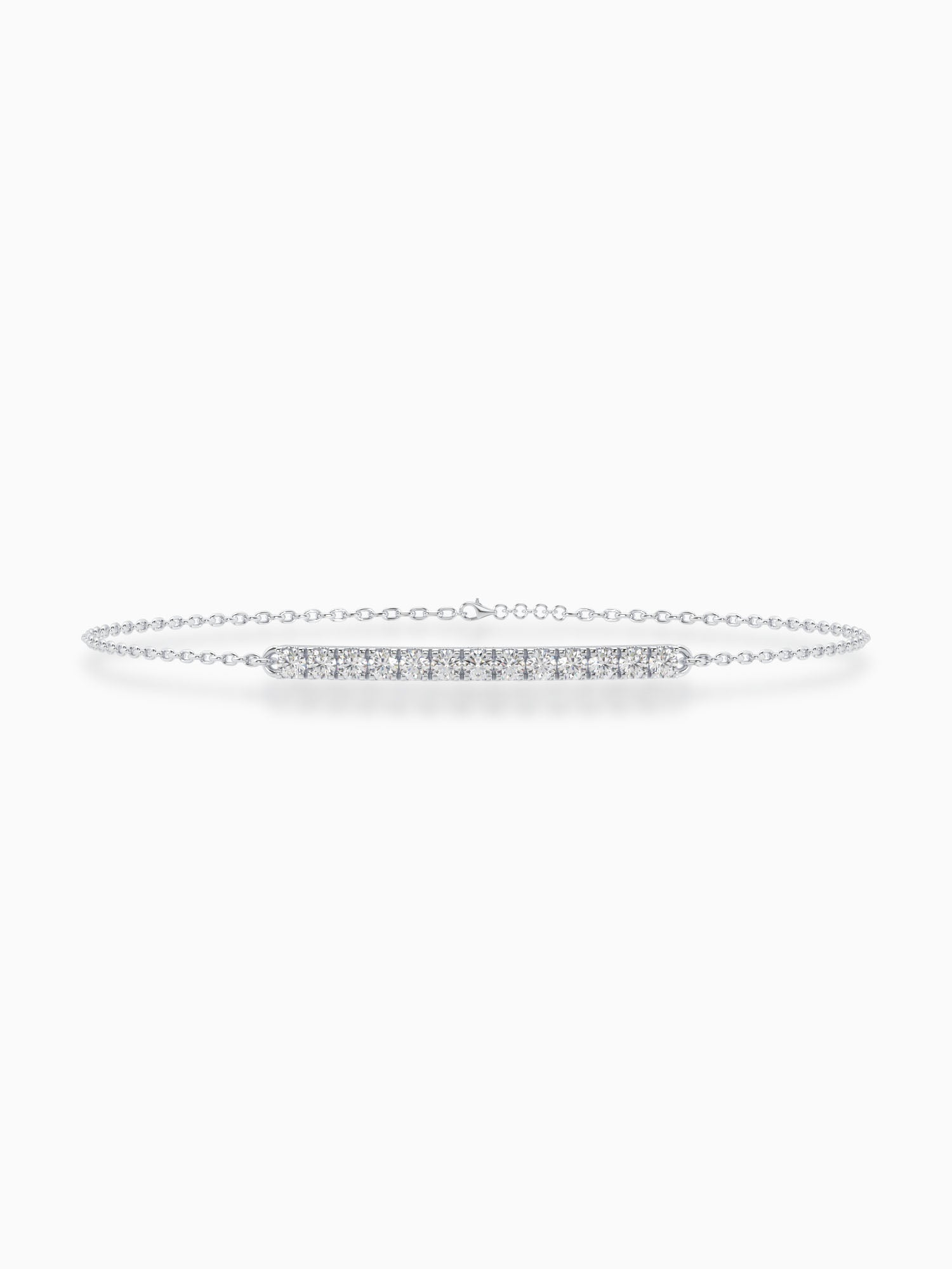 Lineal Diamond Chain Bracelet - Evol Jewels