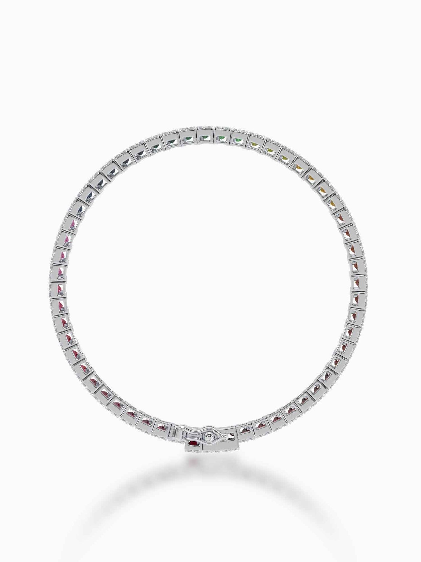 Rainbow Tennis Bracelet