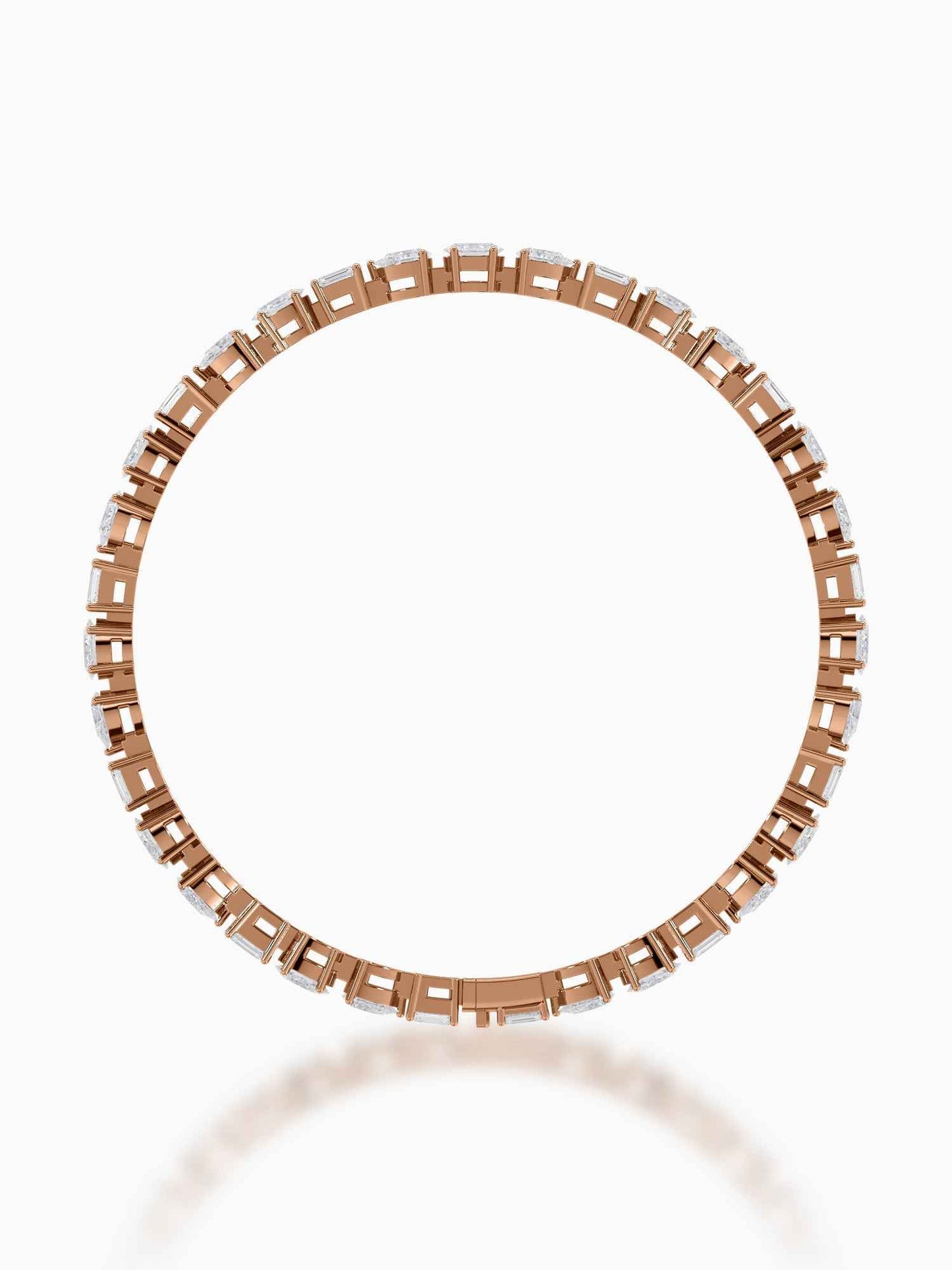 Poly Dazzle Diamond Tennis Bracelet