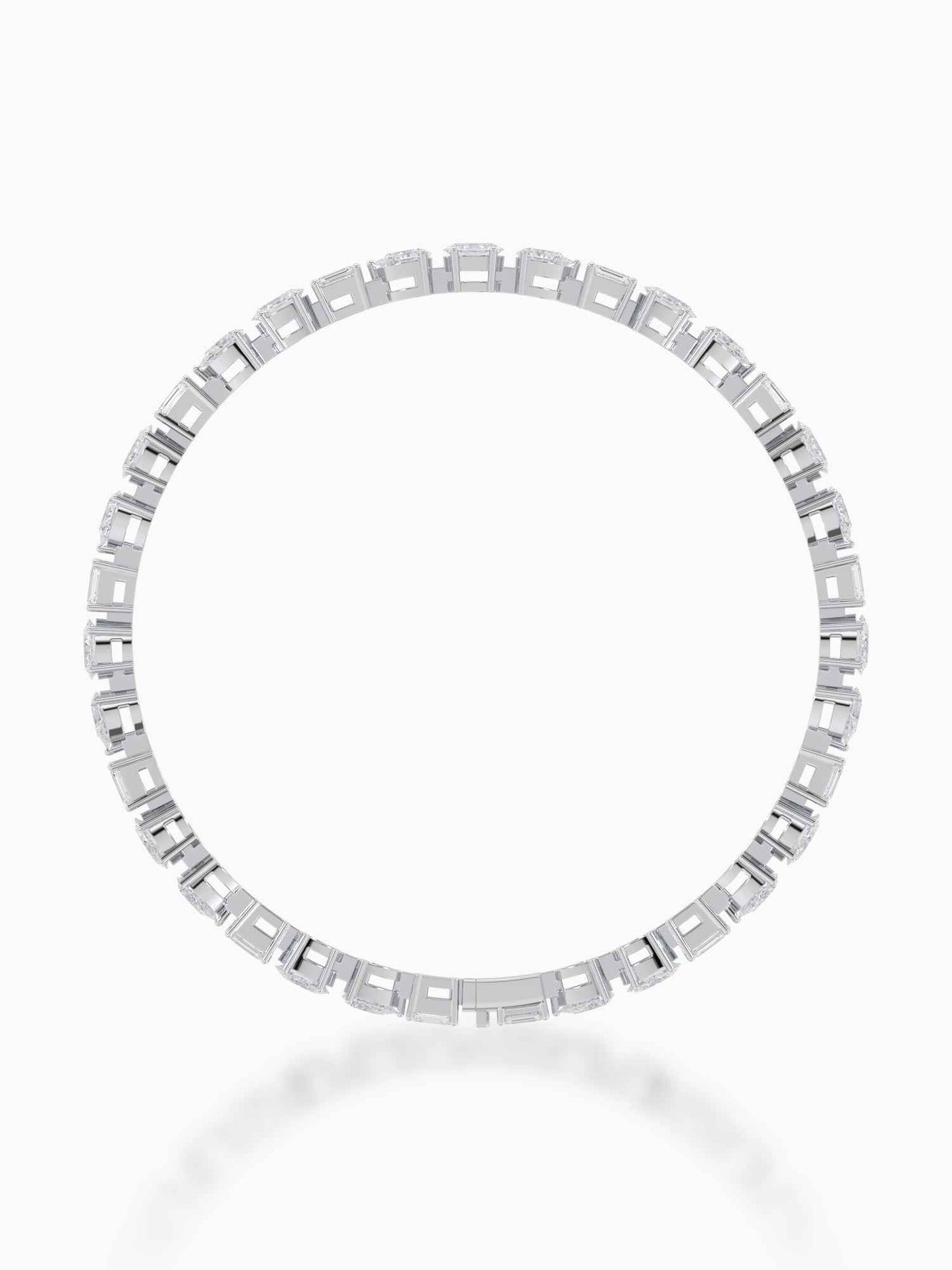 Poly Dazzle Diamond Tennis Bracelet