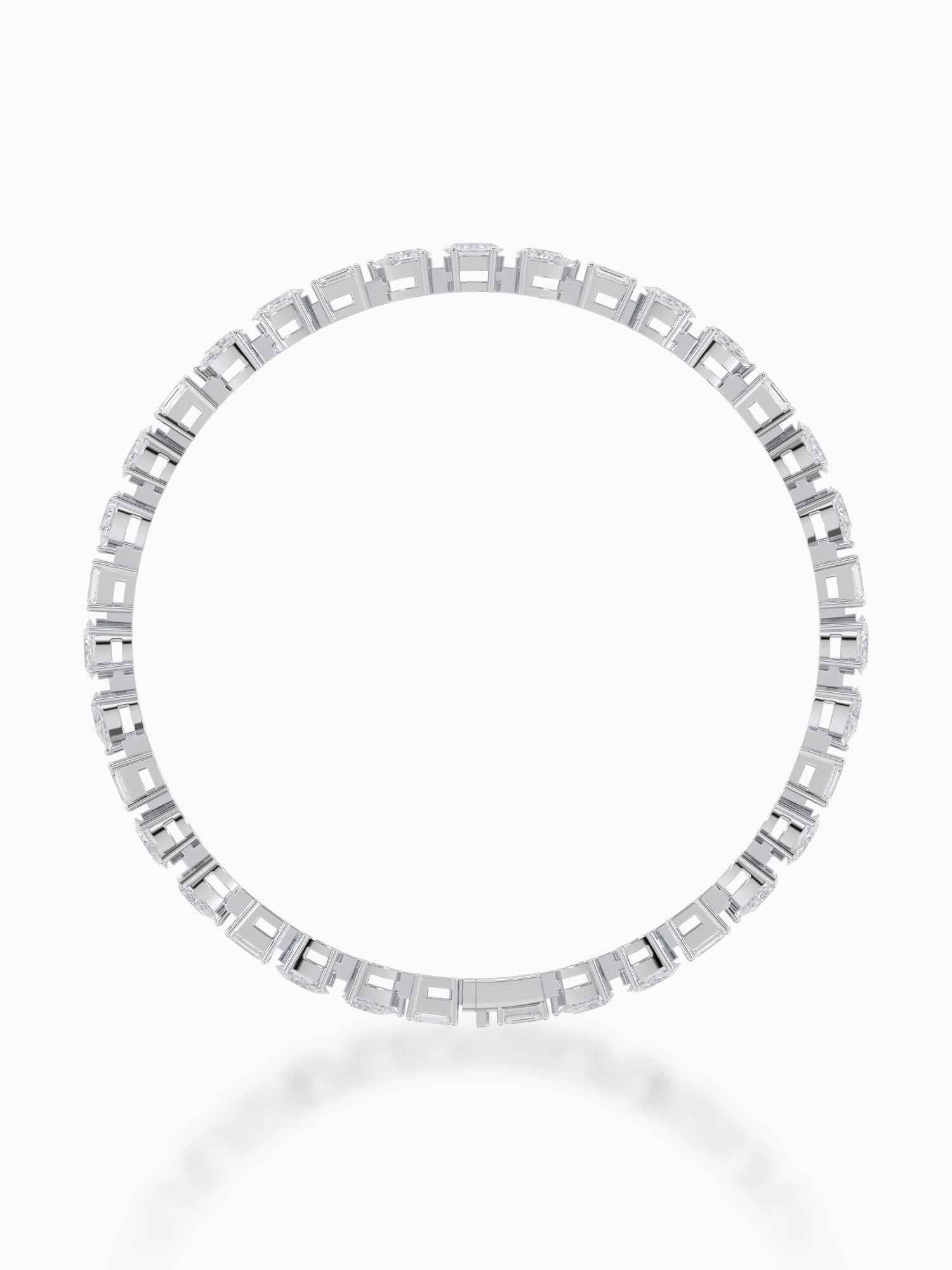 Poly Dazzle Diamond Tennis Bracelet
