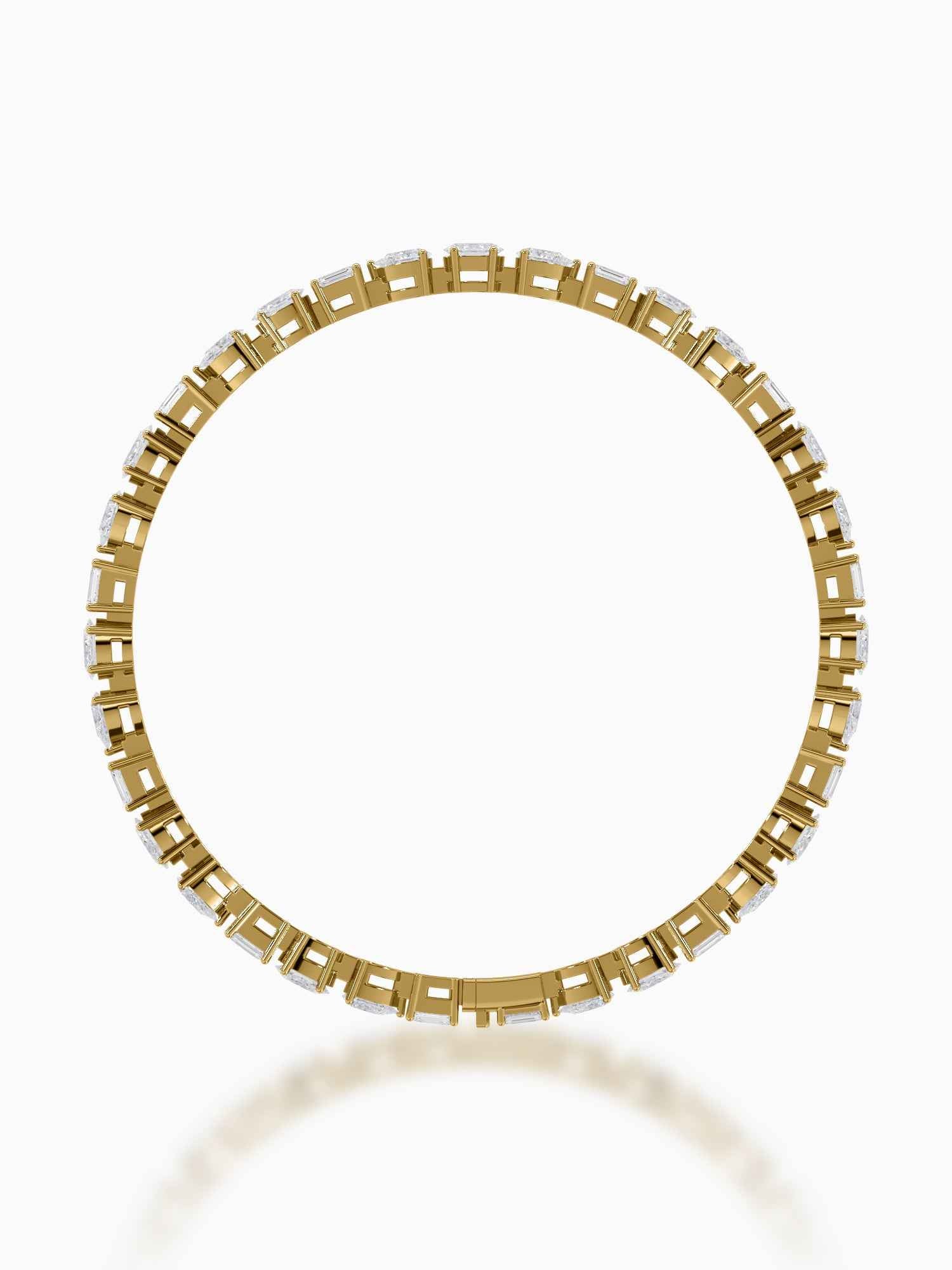 Poly Dazzle Diamond Tennis Bracelet