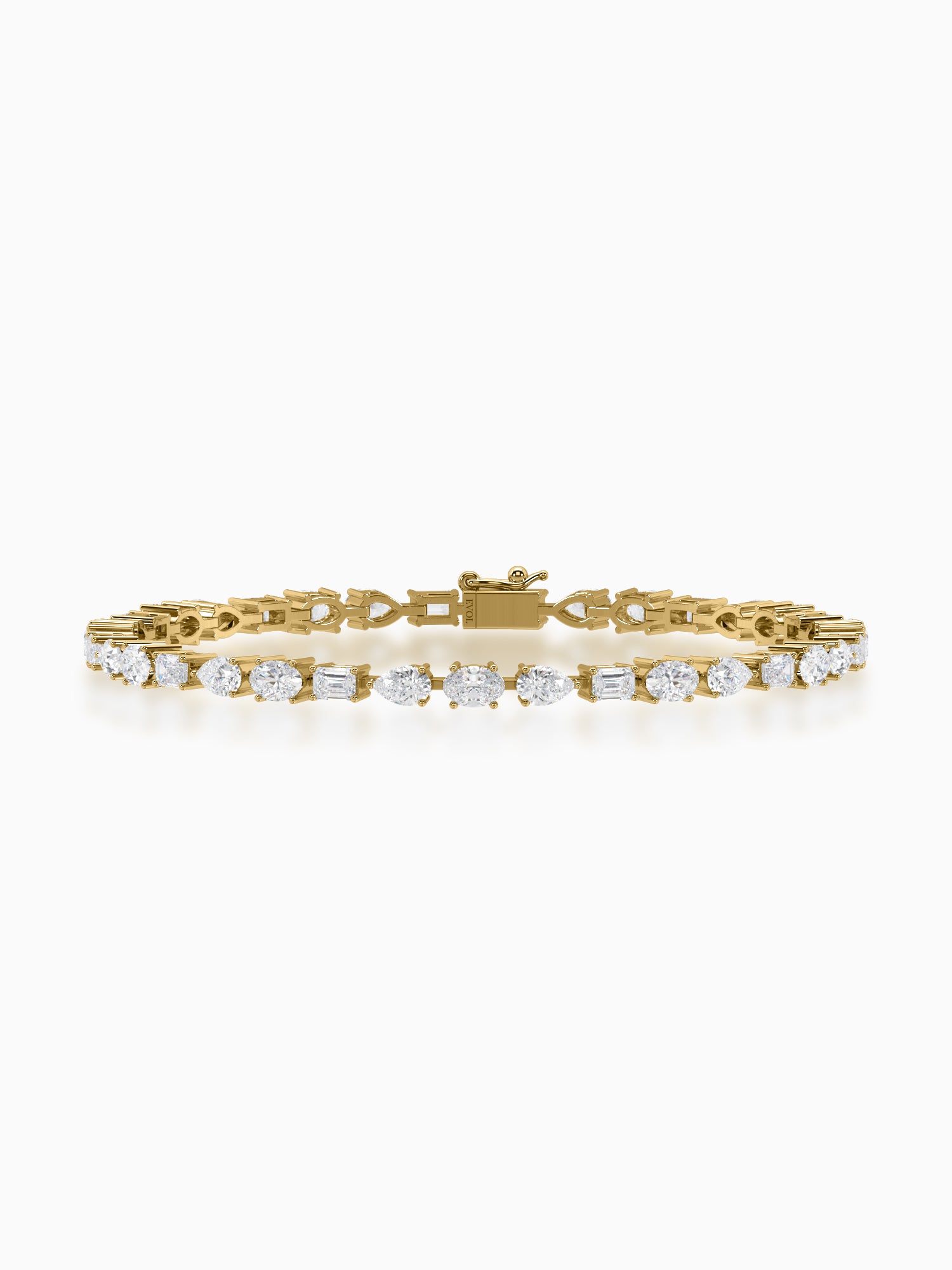 Poly Dazzle Diamond Tennis Bracelet - Evol Jewels