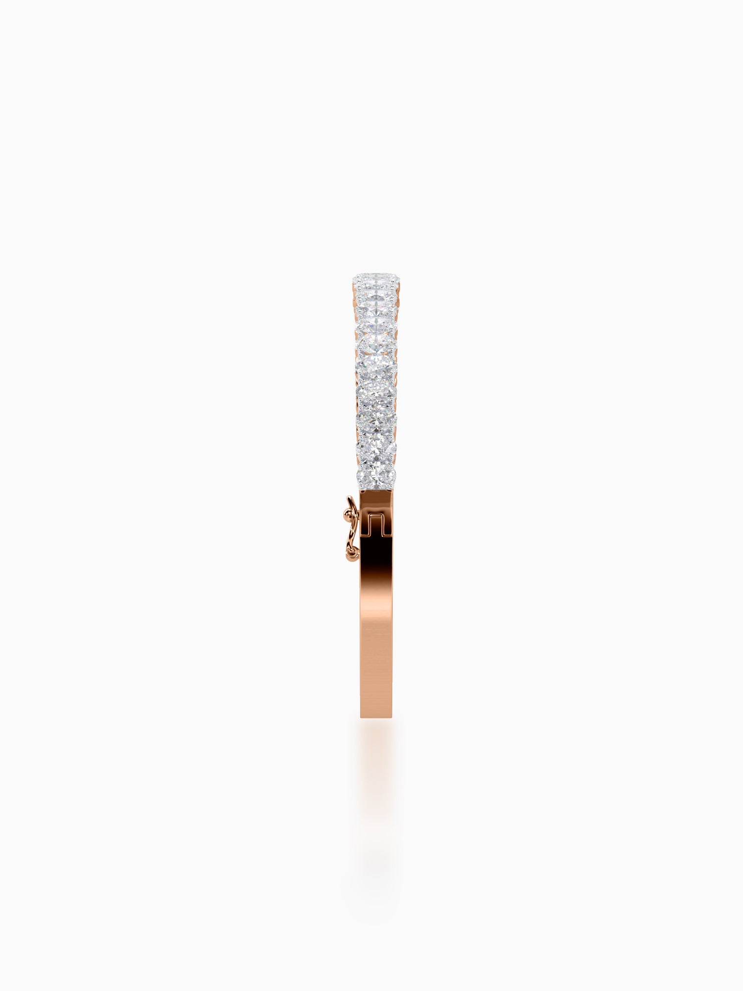 Sterling Diamond Bangle Bracelet - Evol Jewels