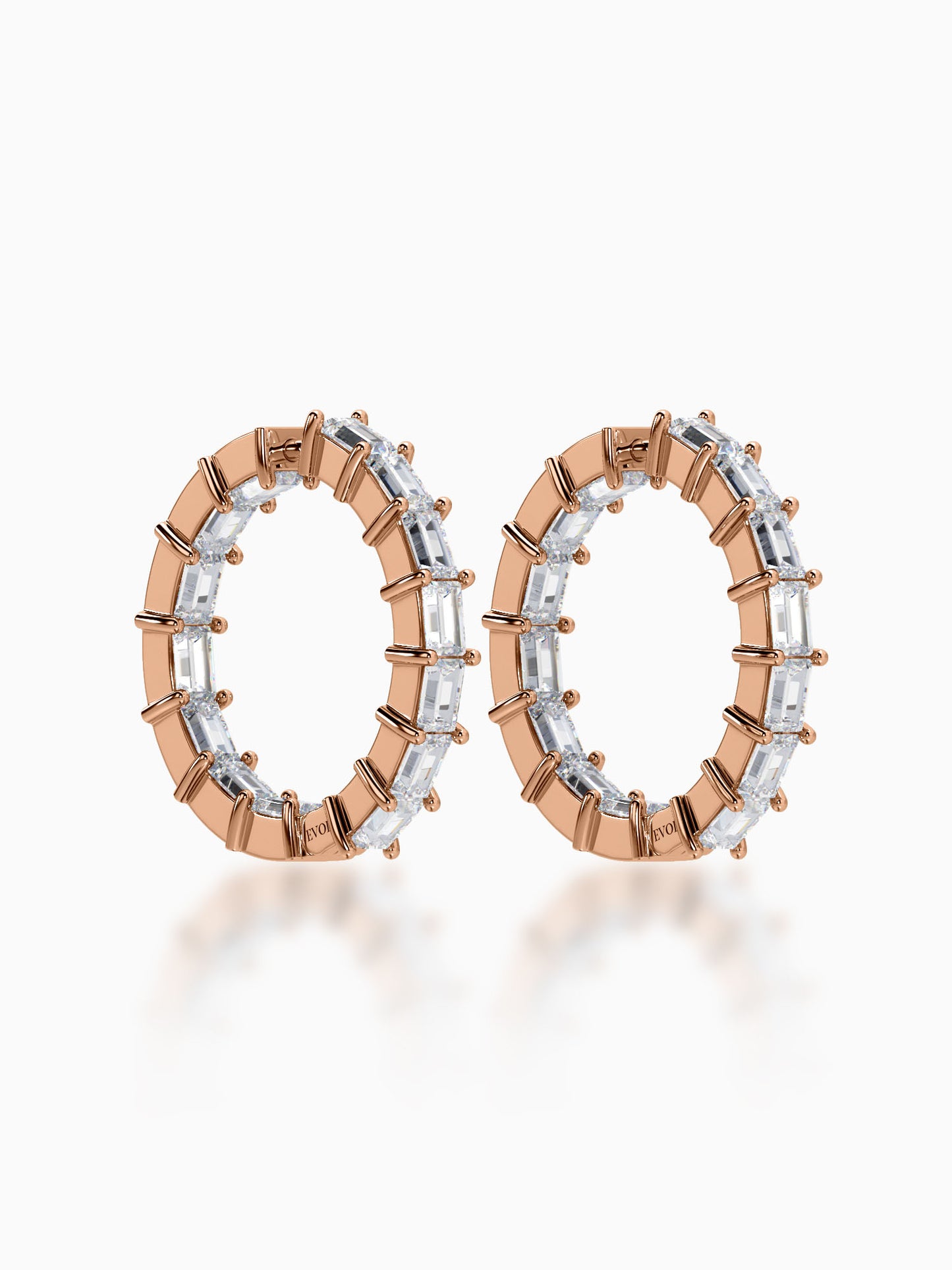 Stellar Diamond Hoop Earrings