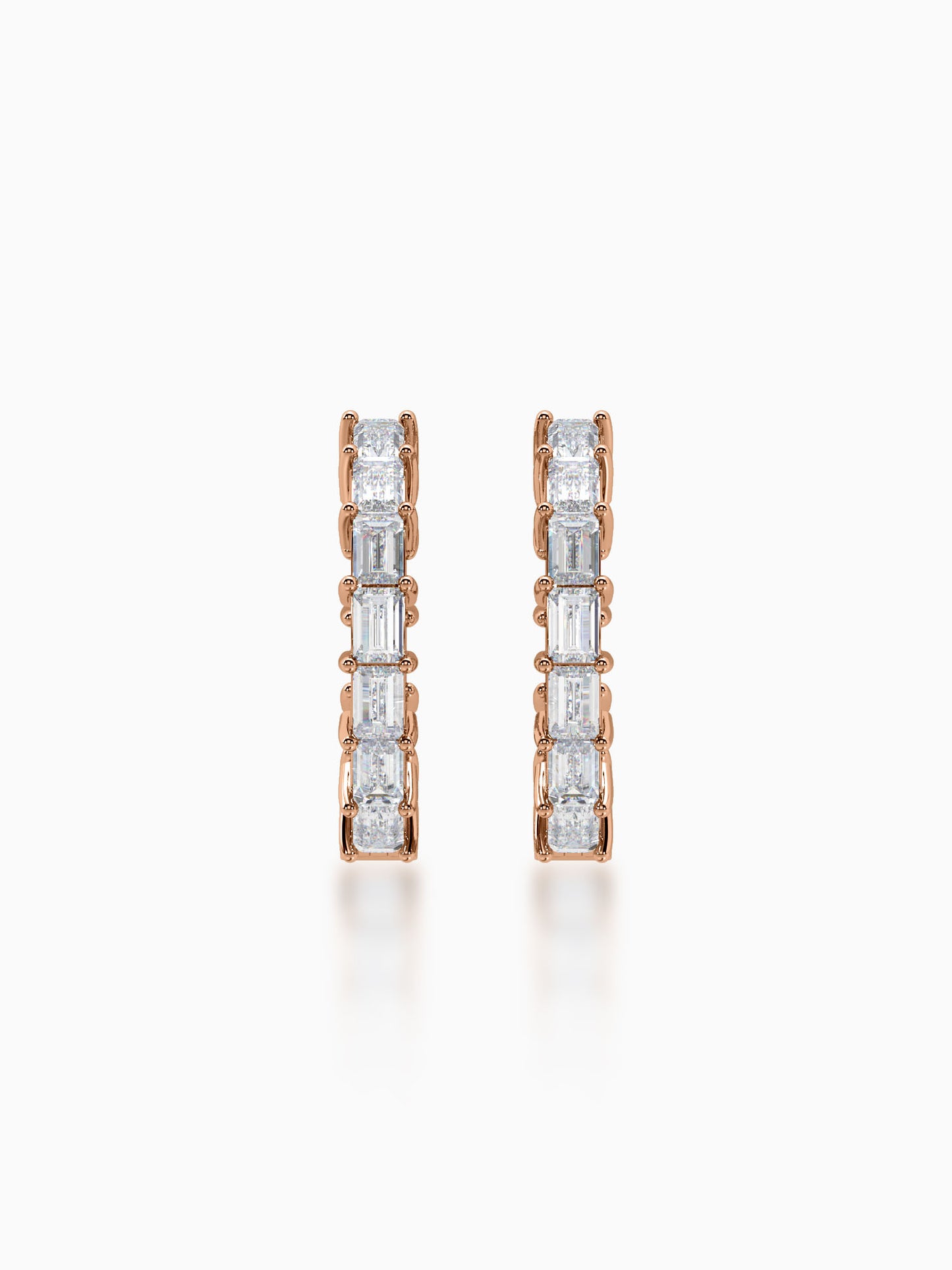 Stellar Diamond Hoop Earrings