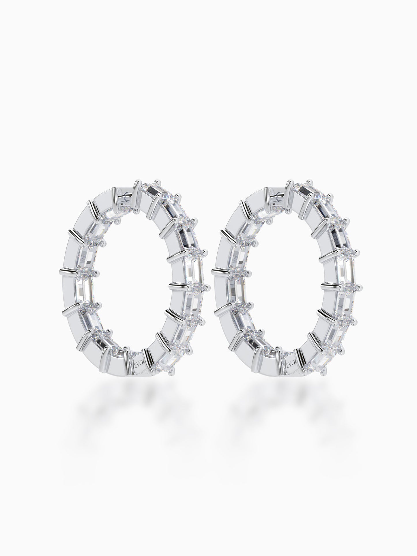 Stellar Diamond Hoop Earrings