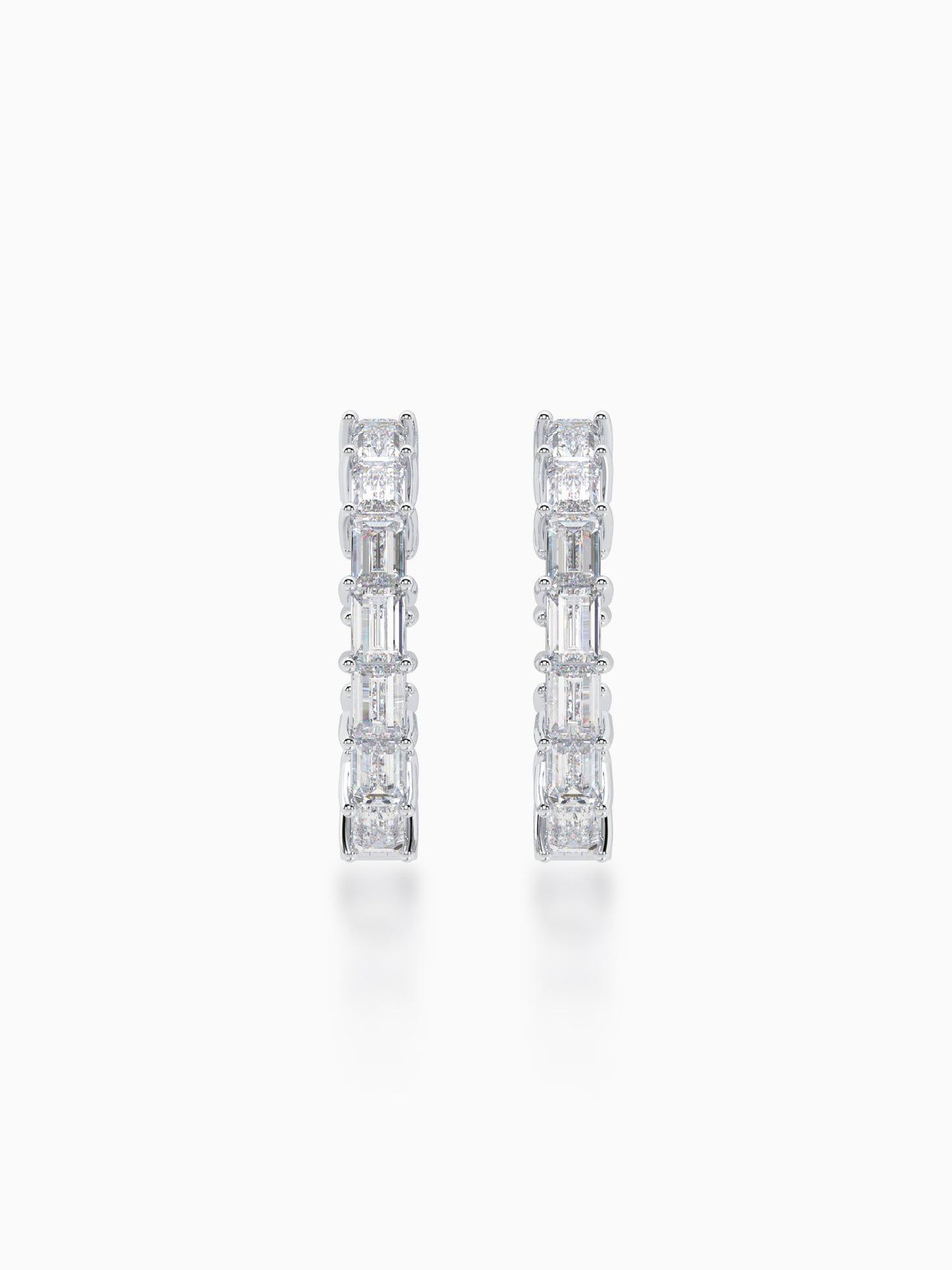 Stellar Diamond Hoop Earrings