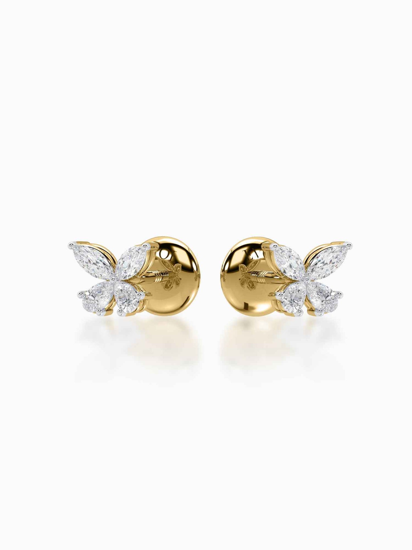 Butterfly Diamond Studs