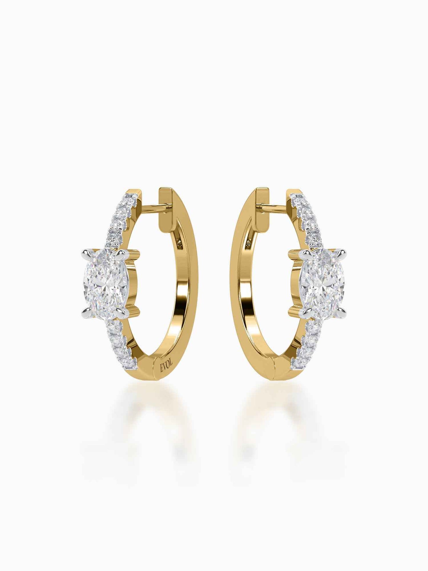 Aurora Huggie Earrings