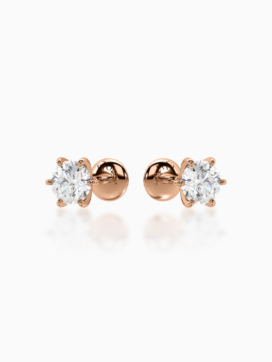 Pixie Diamond Studs - Evol Jewels