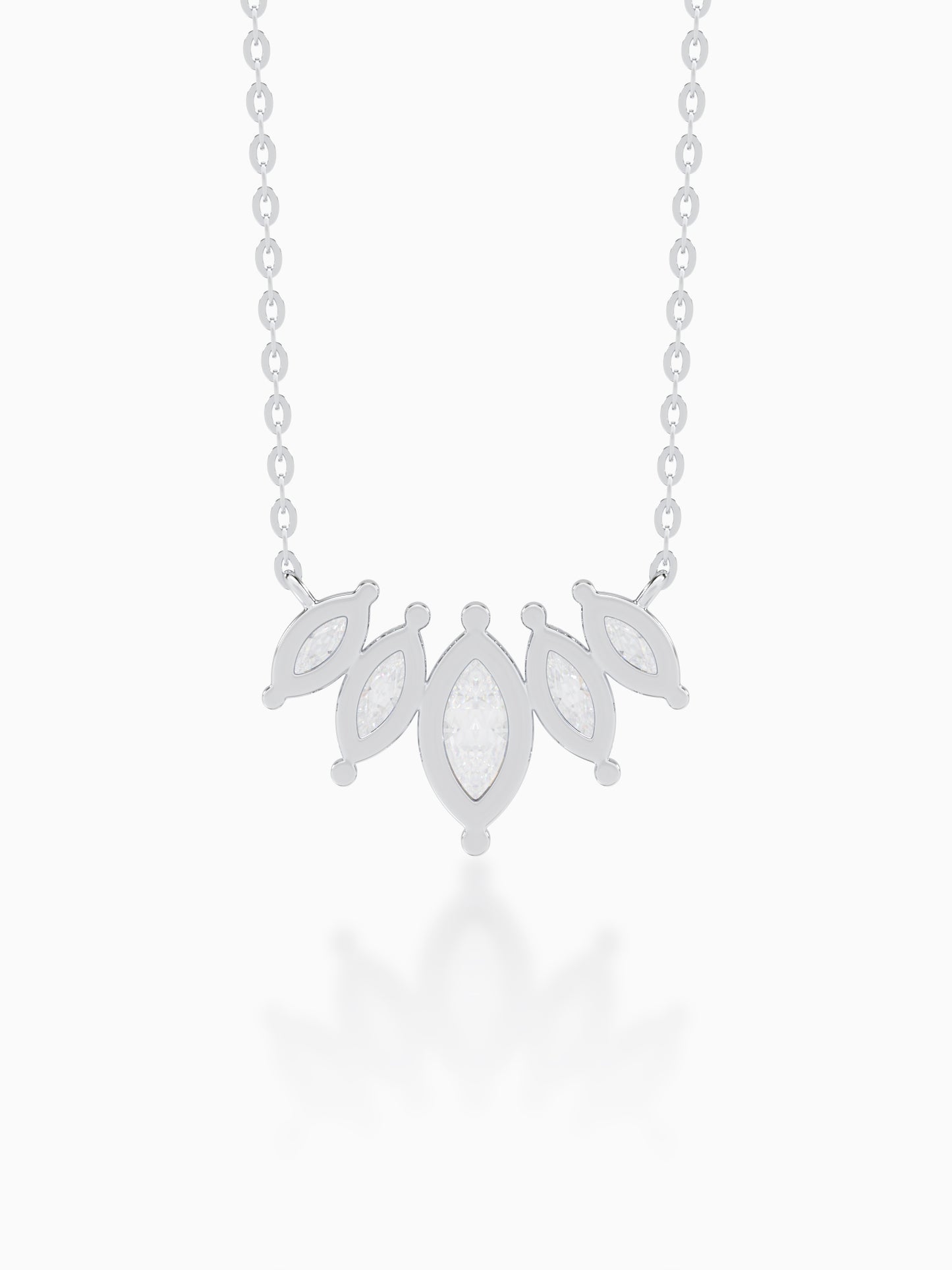 Gamut Marquise Diamond necklace - Evol Jewels