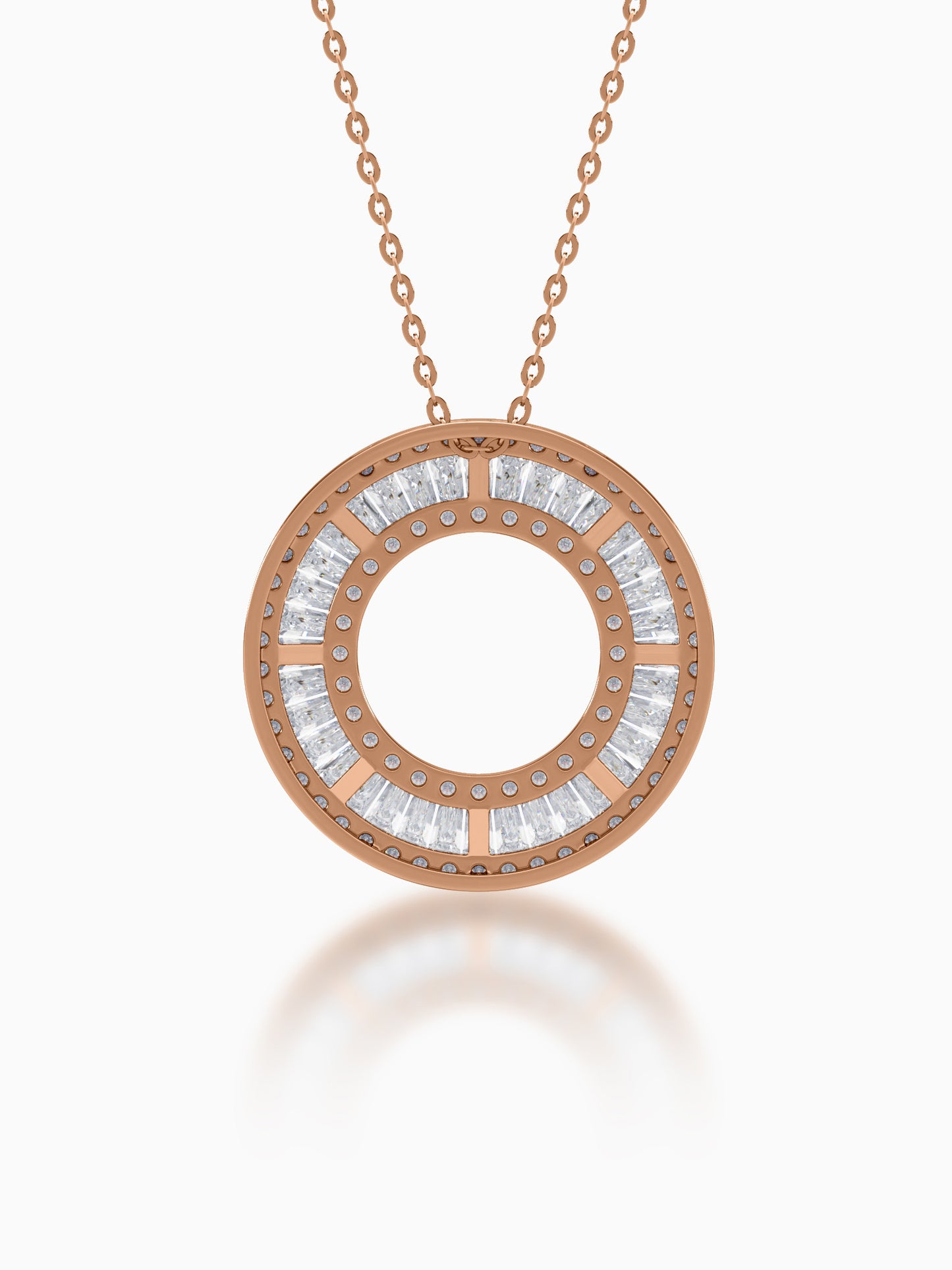 New Moon Diamond Pendant - Evol Jewels
