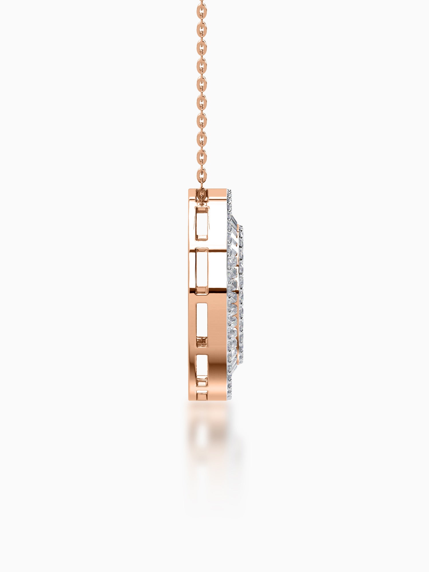 New Moon Diamond Pendant - Evol Jewels