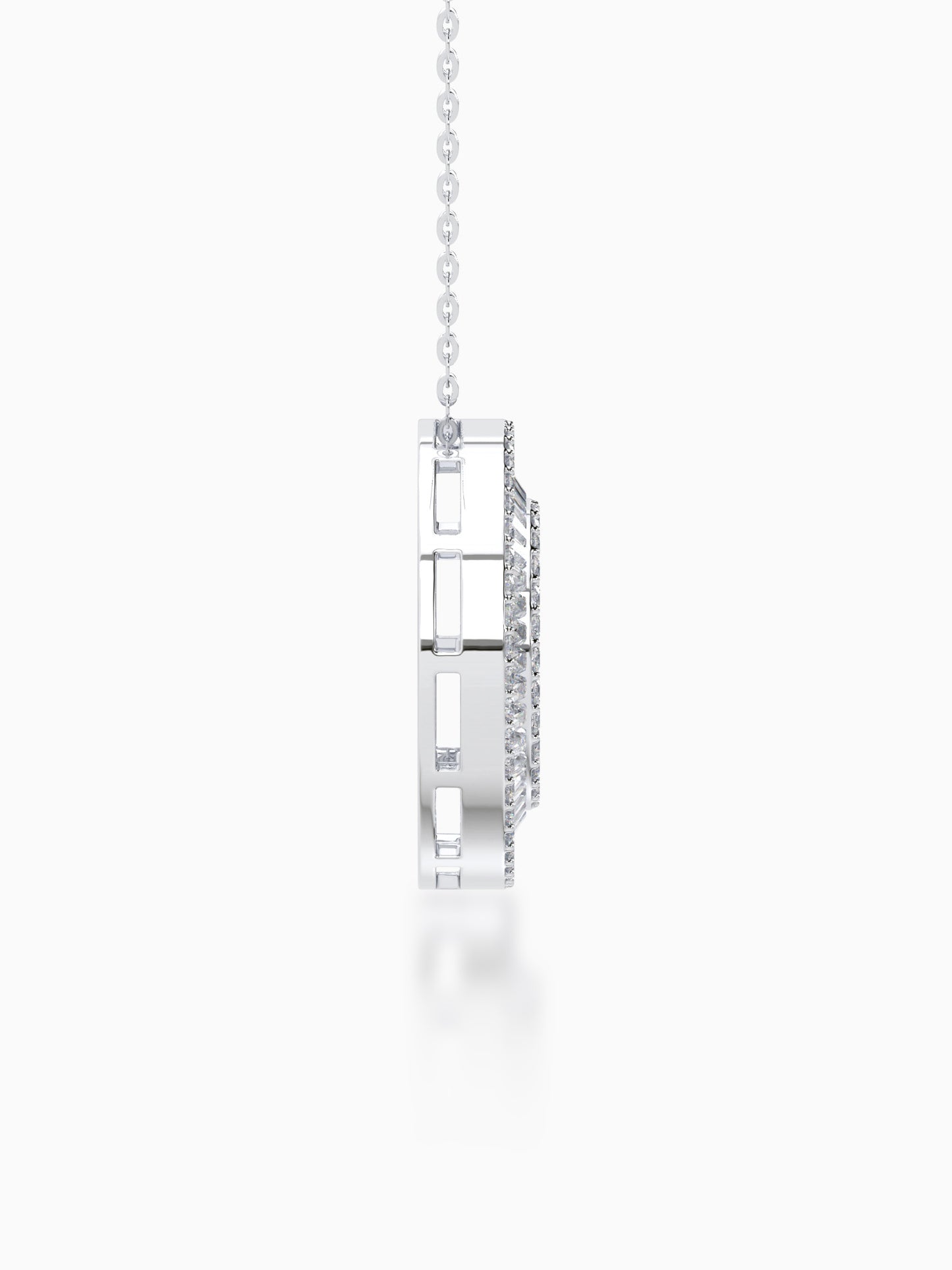 New Moon Diamond Pendant - Evol Jewels