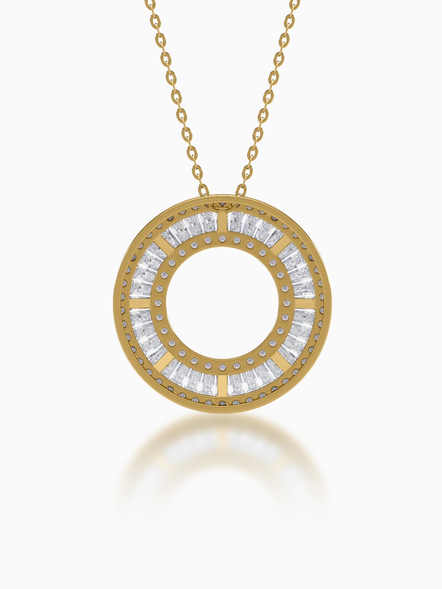 New Moon Diamond Pendant - Evol Jewels