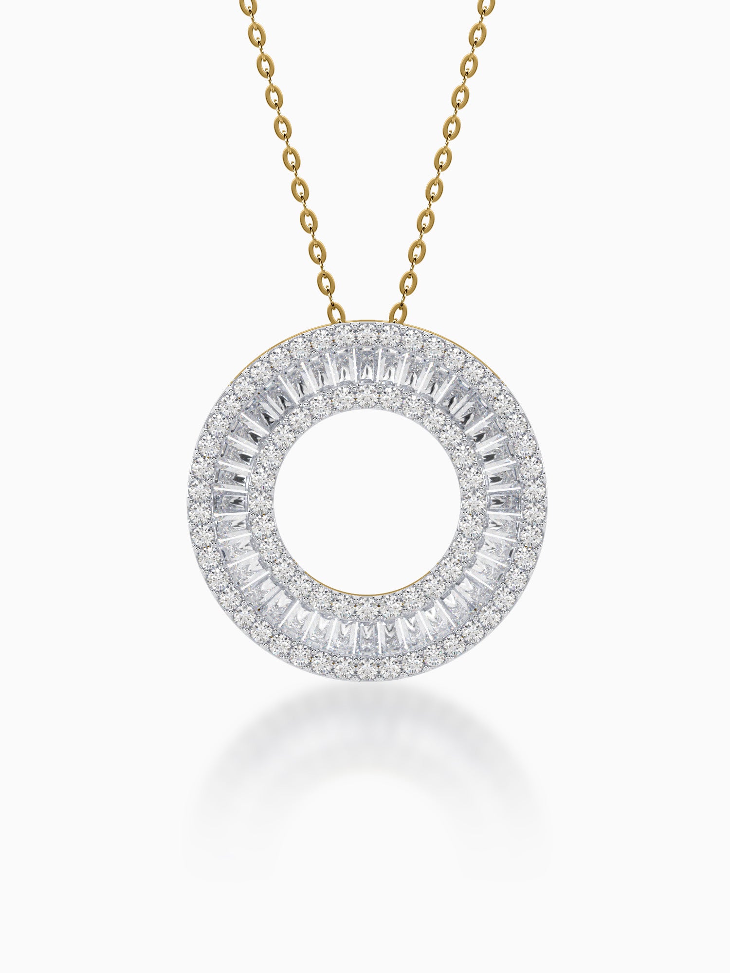 New Moon Diamond Pendant - Evol Jewels