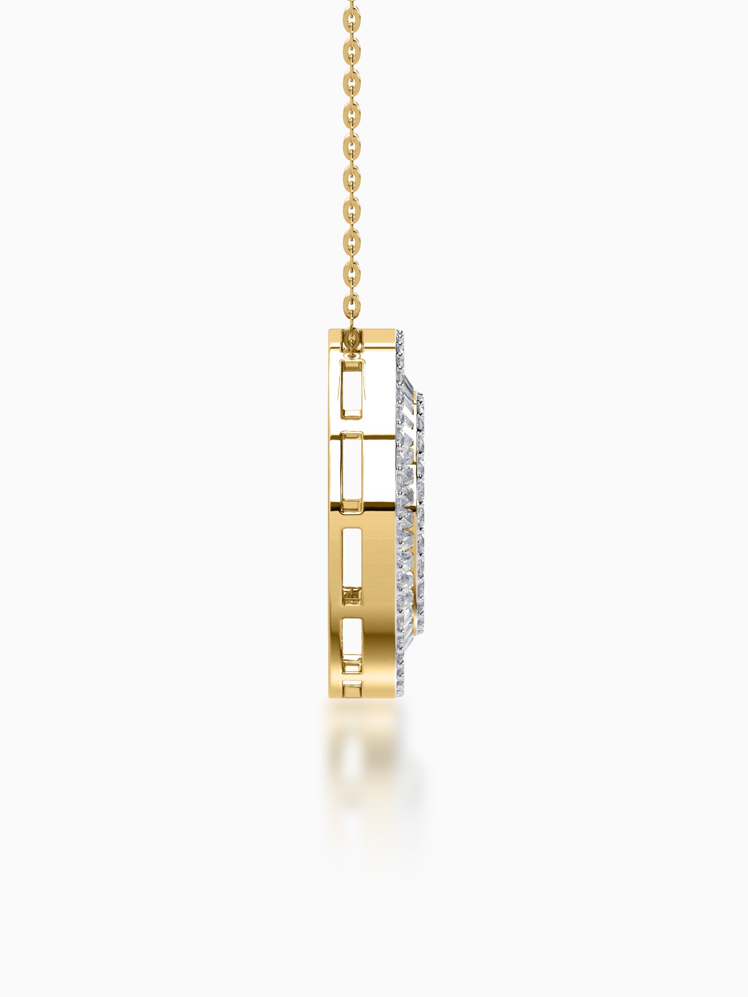 New Moon Diamond Pendant - Evol Jewels