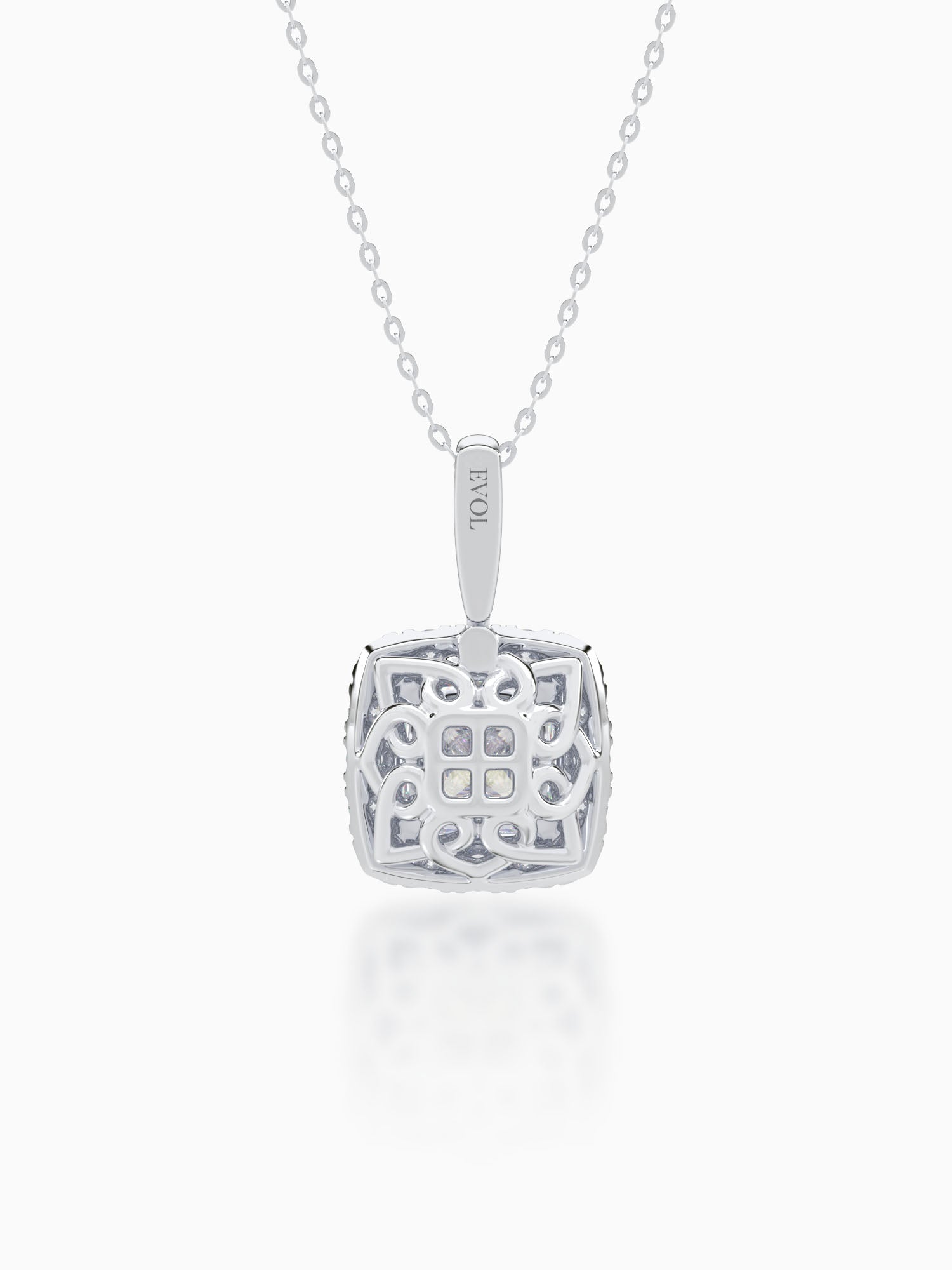 Aspire Diamond Halo Pendant - Evol Jewels