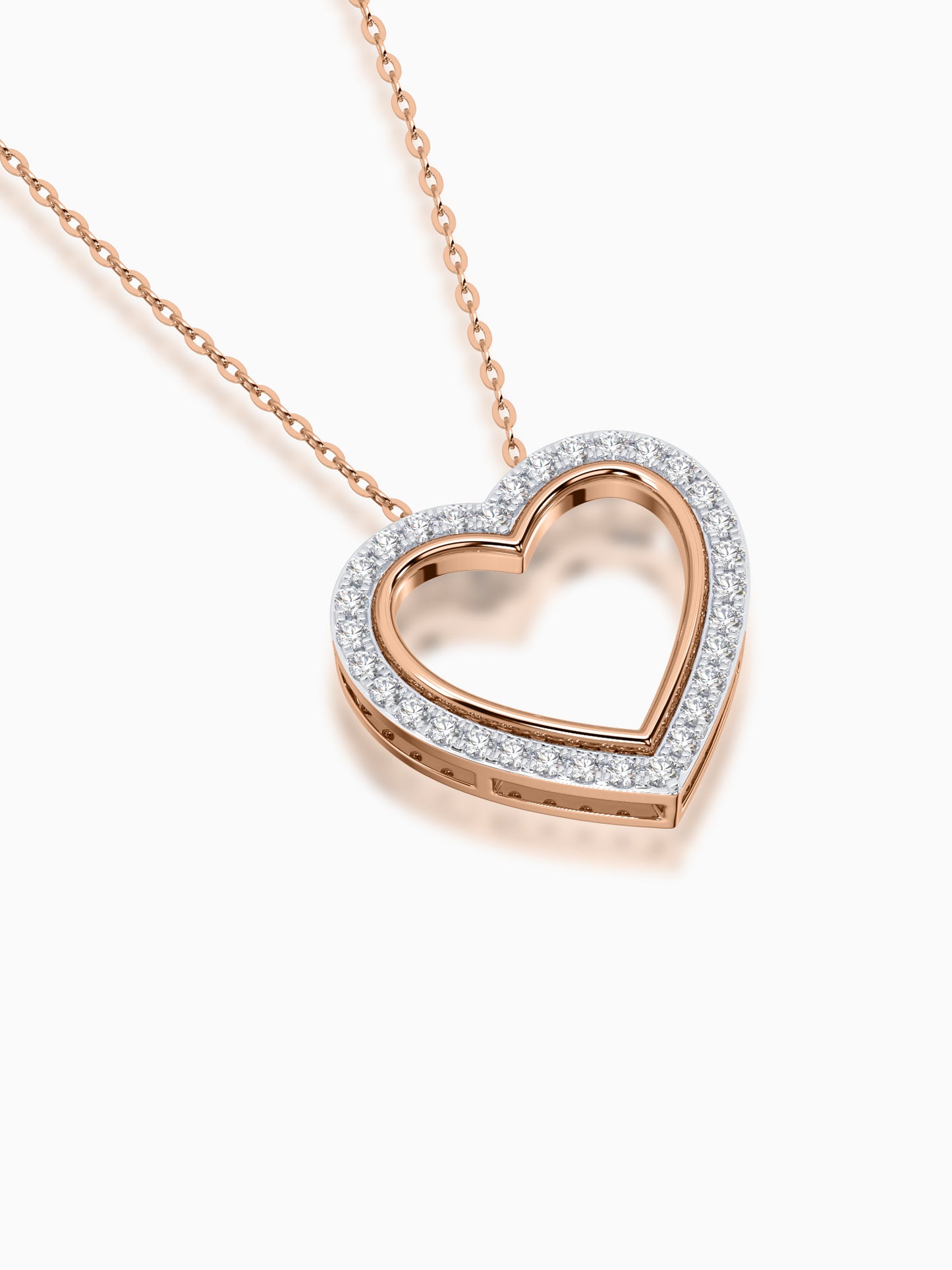 Valentine Diamond Pendant - Evol Jewels
