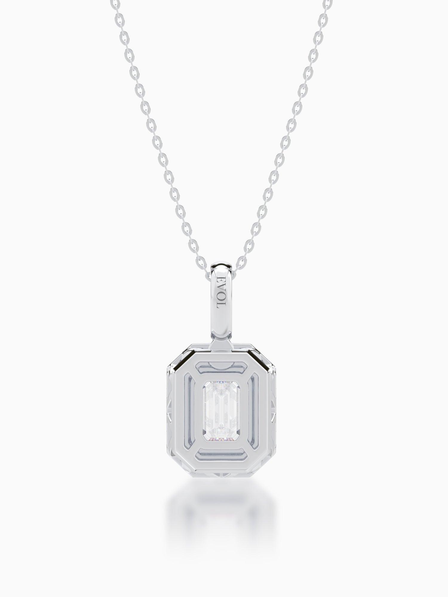 Helios Diamond Halo Pendant - Evol Jewels