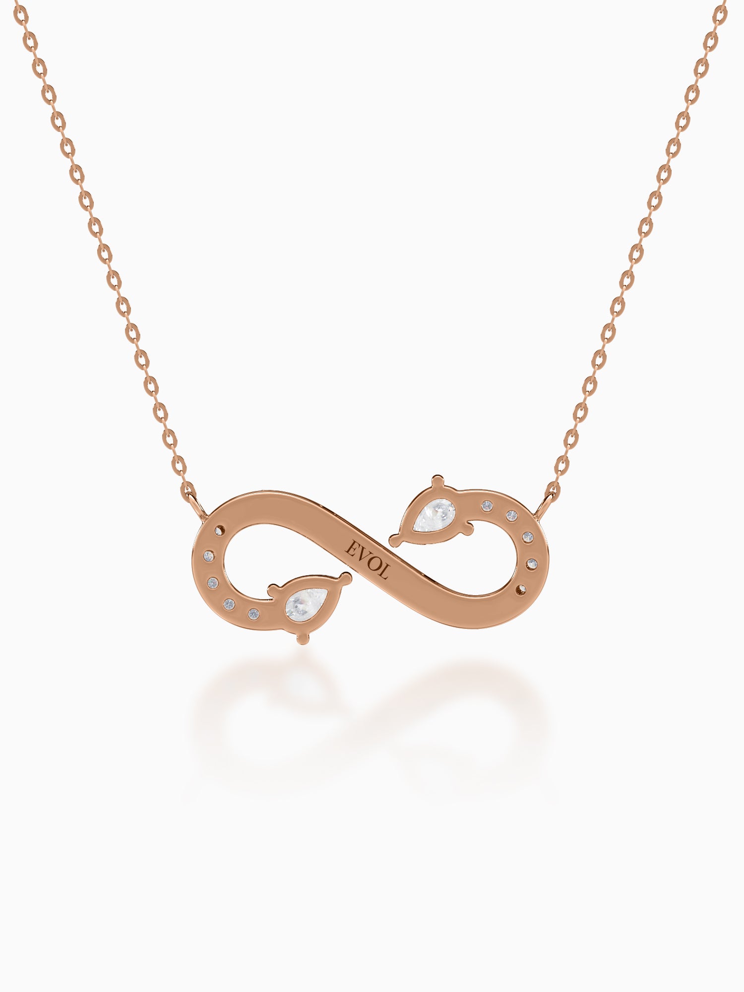 Infina Diamond Necklace - Evol Jewels
