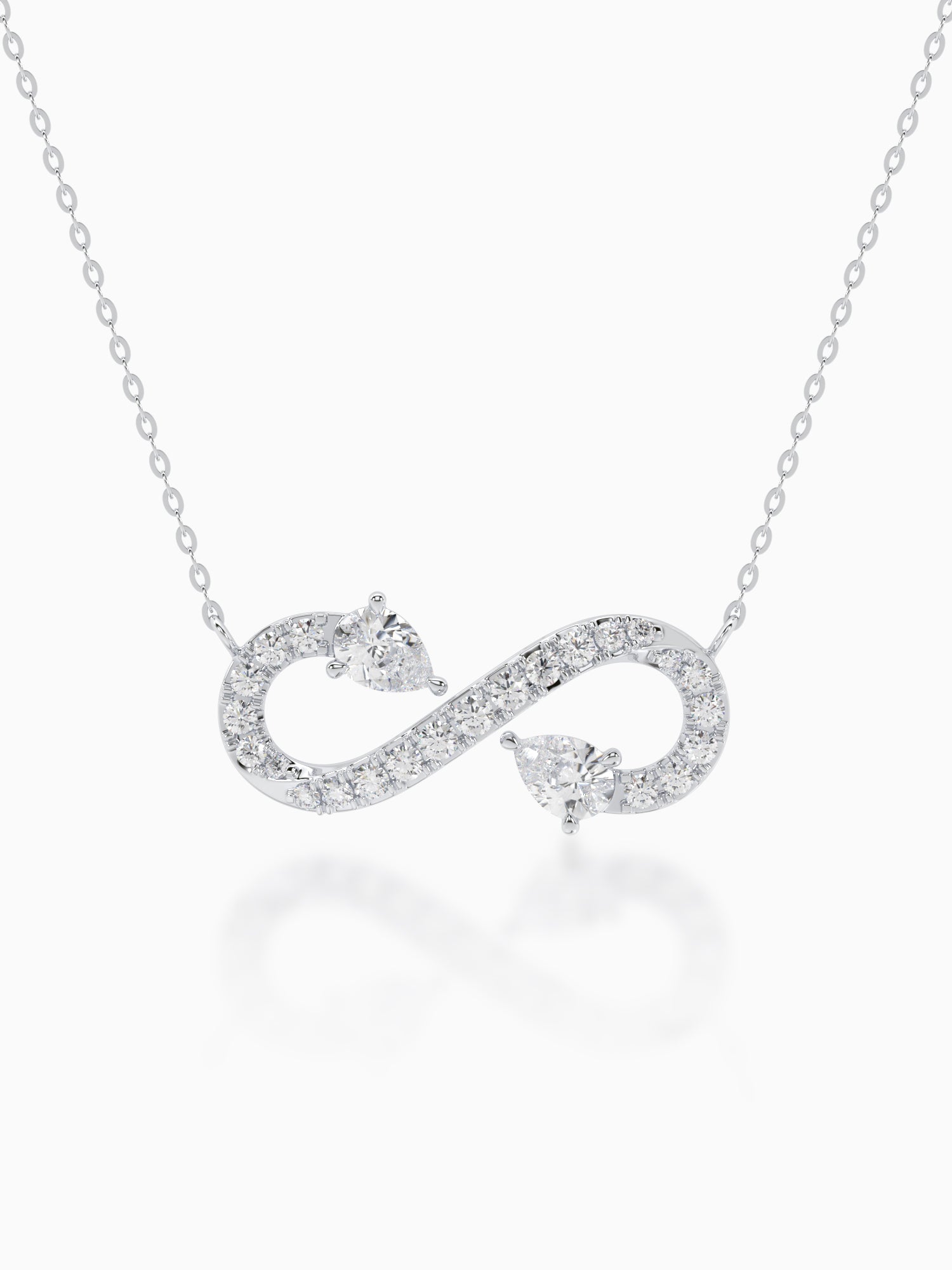 Infina Diamond Necklace - Evol Jewels