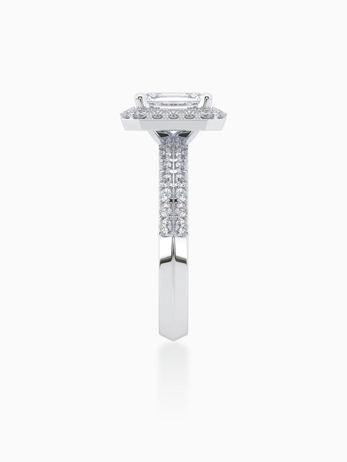 Enora Diamond Halo Ring - Evol Jewels