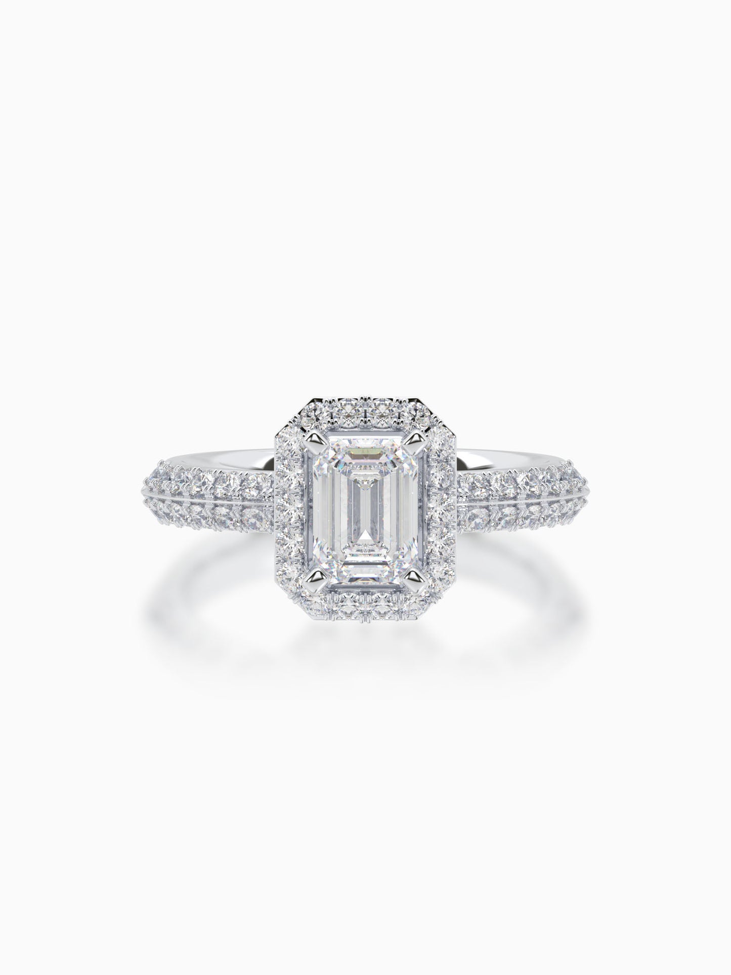 Enora Diamond Halo Ring - Evol Jewels