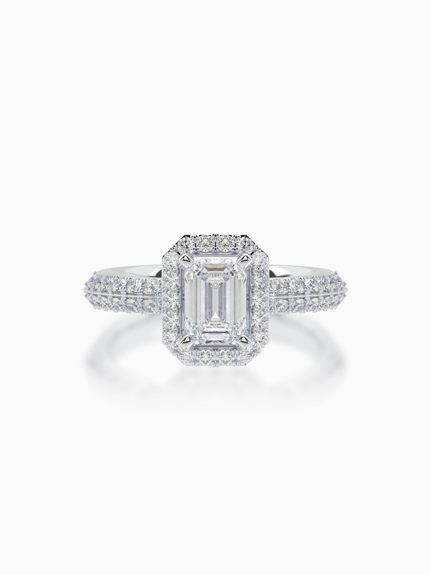 Enora Diamond Halo Ring - Evol Jewels