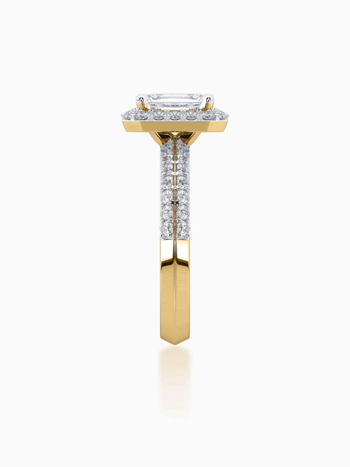 Enora Diamond Halo Ring - Evol Jewels