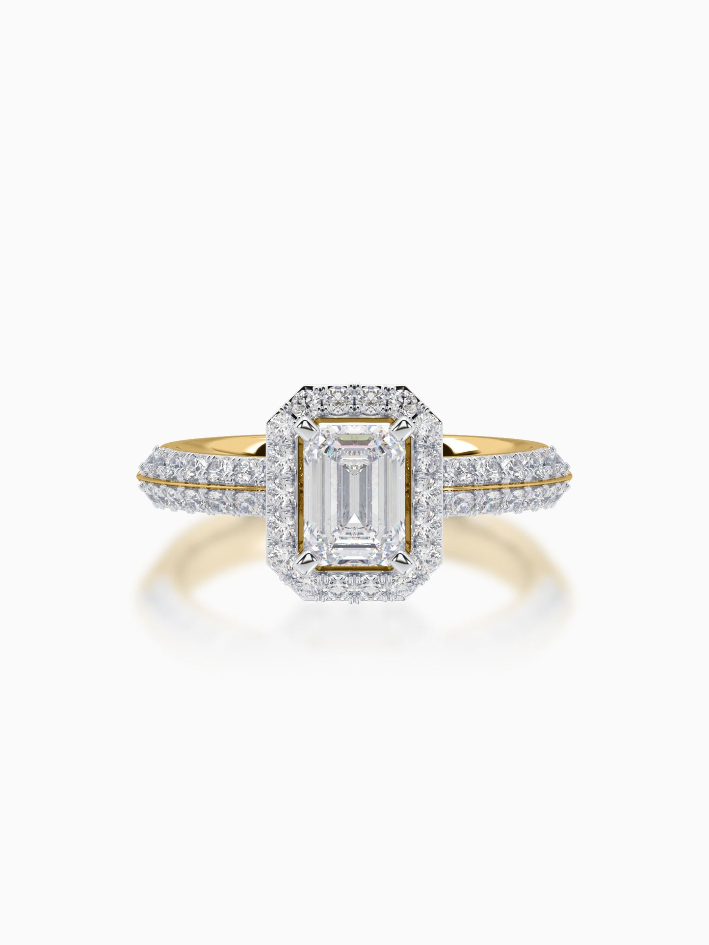 Enora Diamond Halo Ring - Evol Jewels
