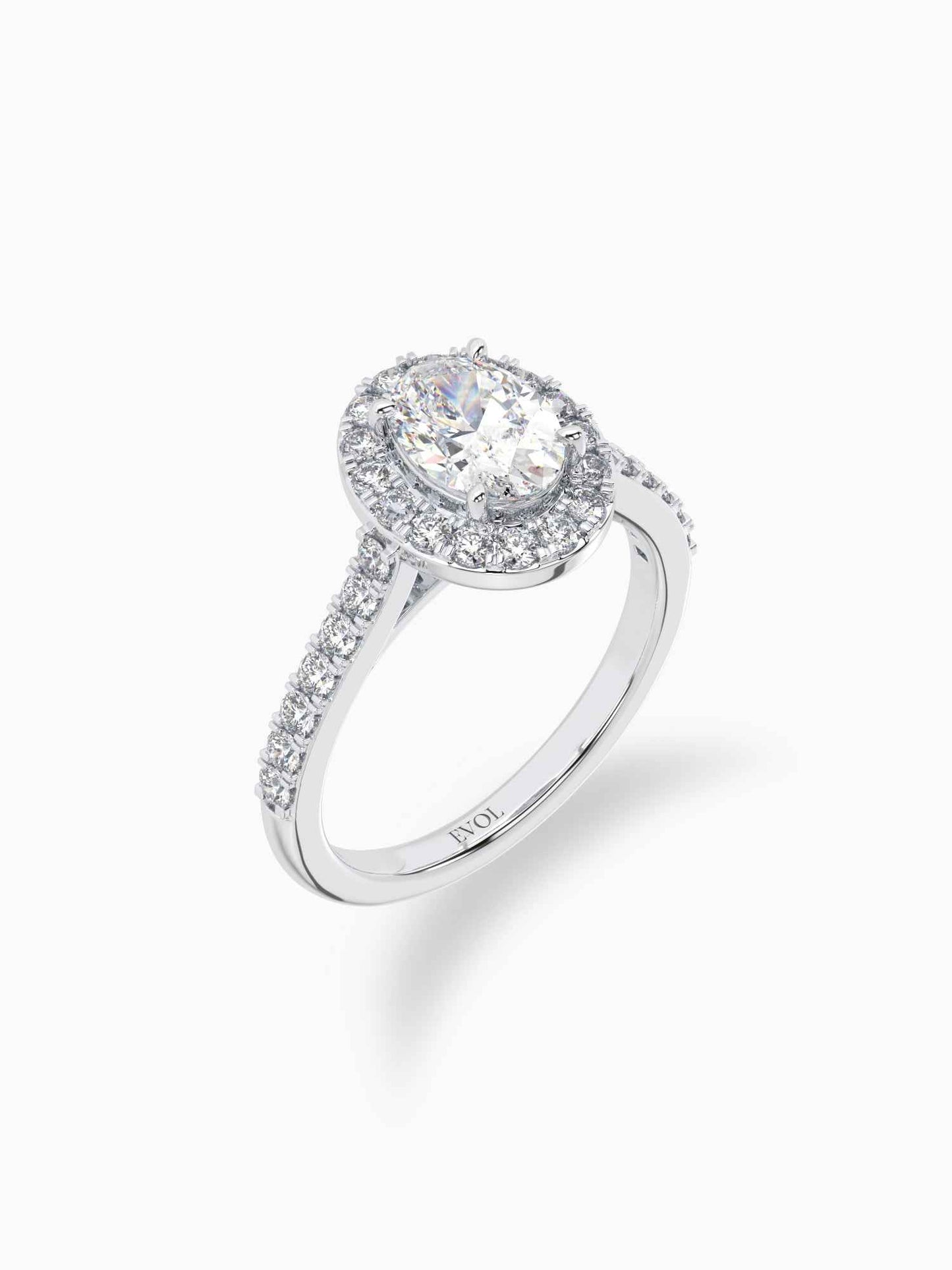 Orion Oval Diamond Ring