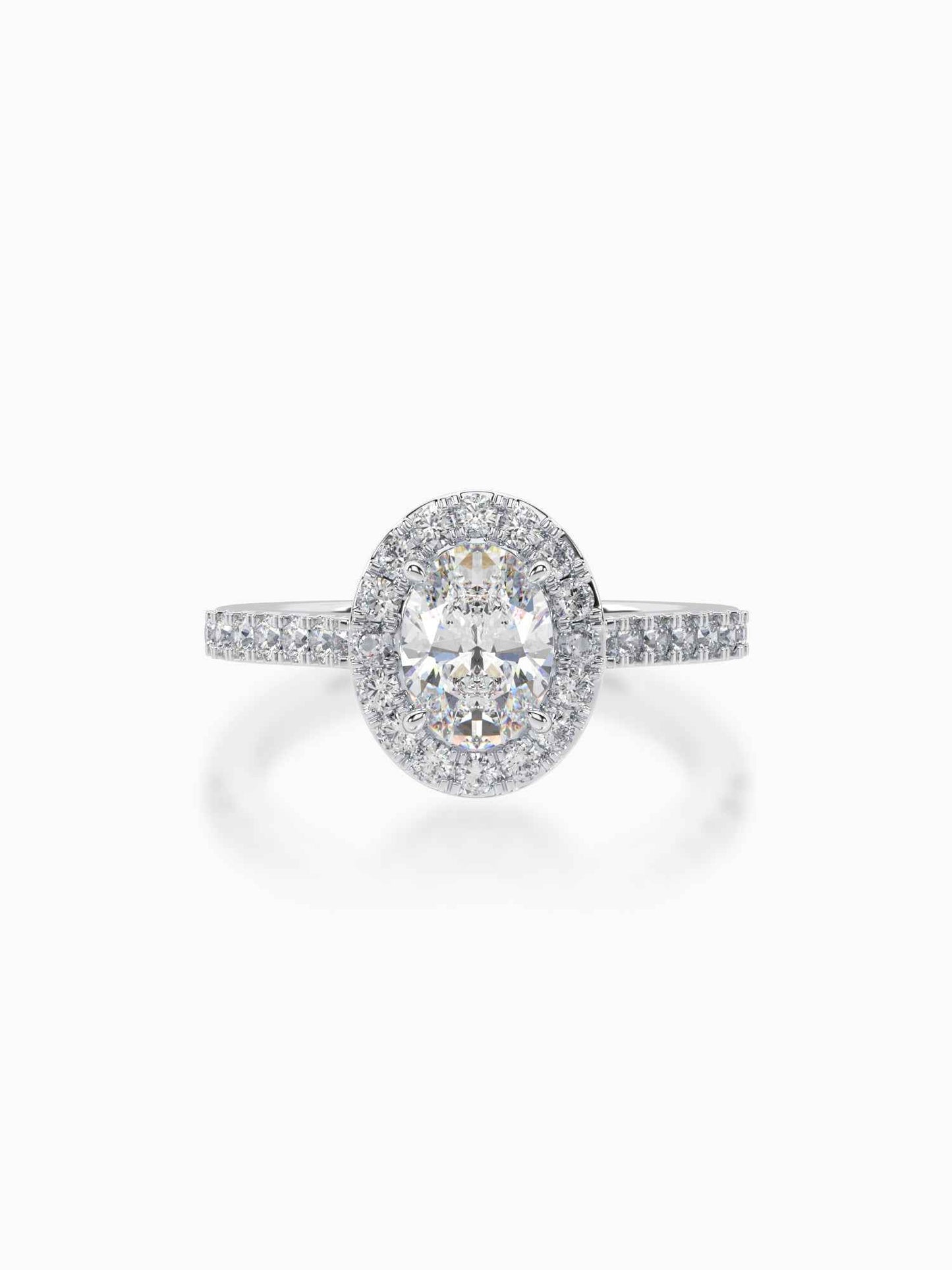 Orion Oval Diamond Ring