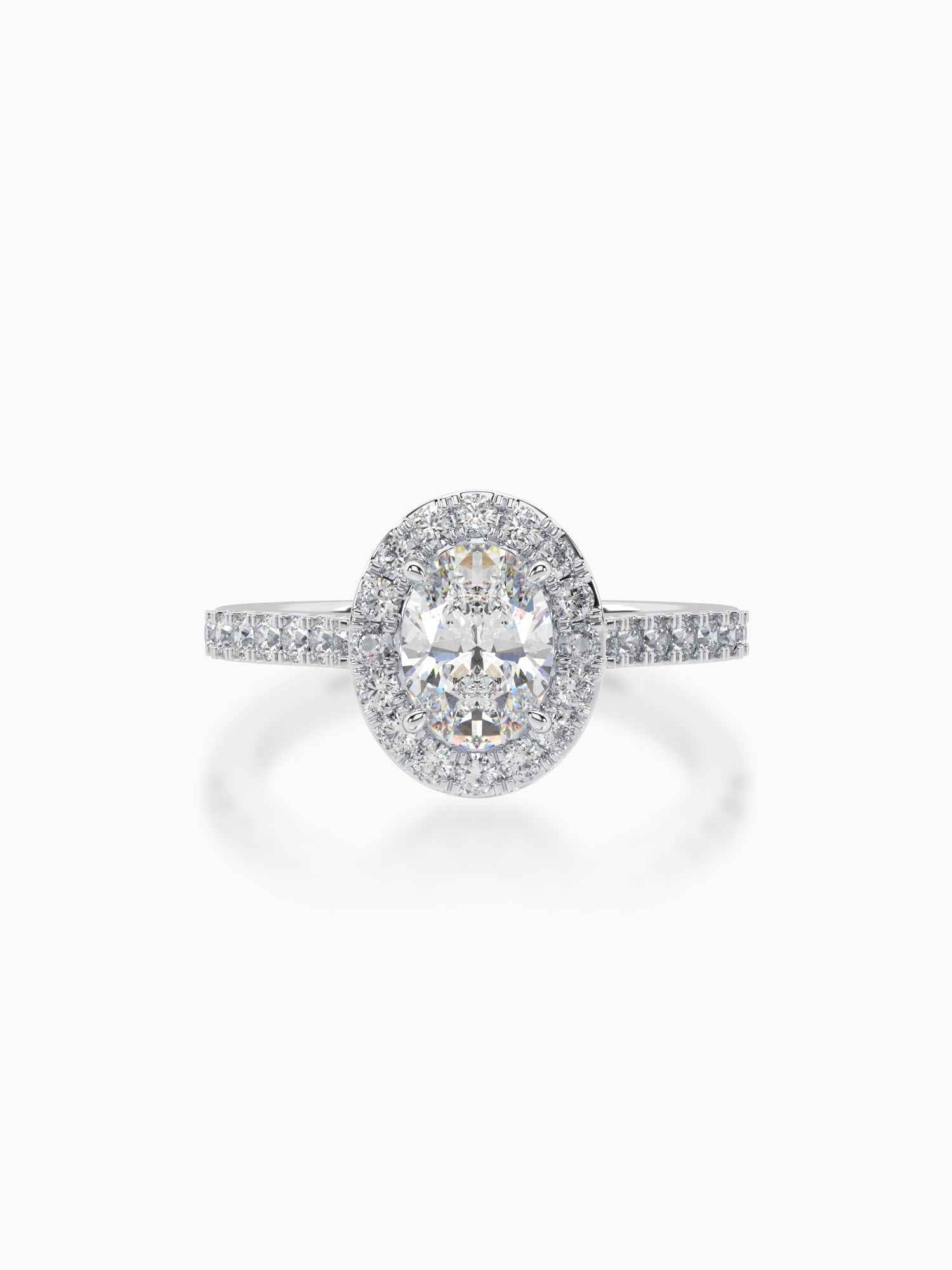 Orion Oval Diamond Ring