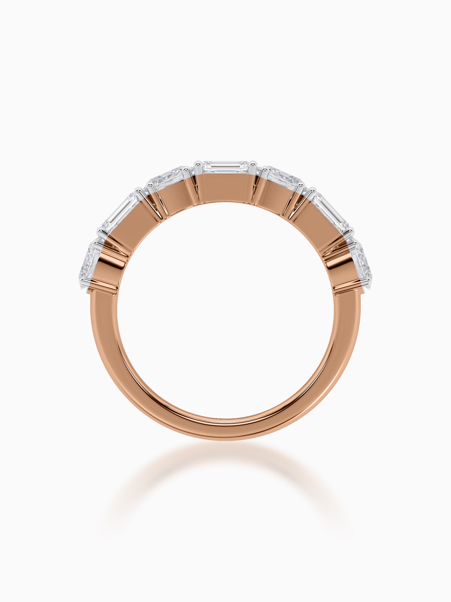 Demi Diamond Half Eternity Ring - Evol Jewels