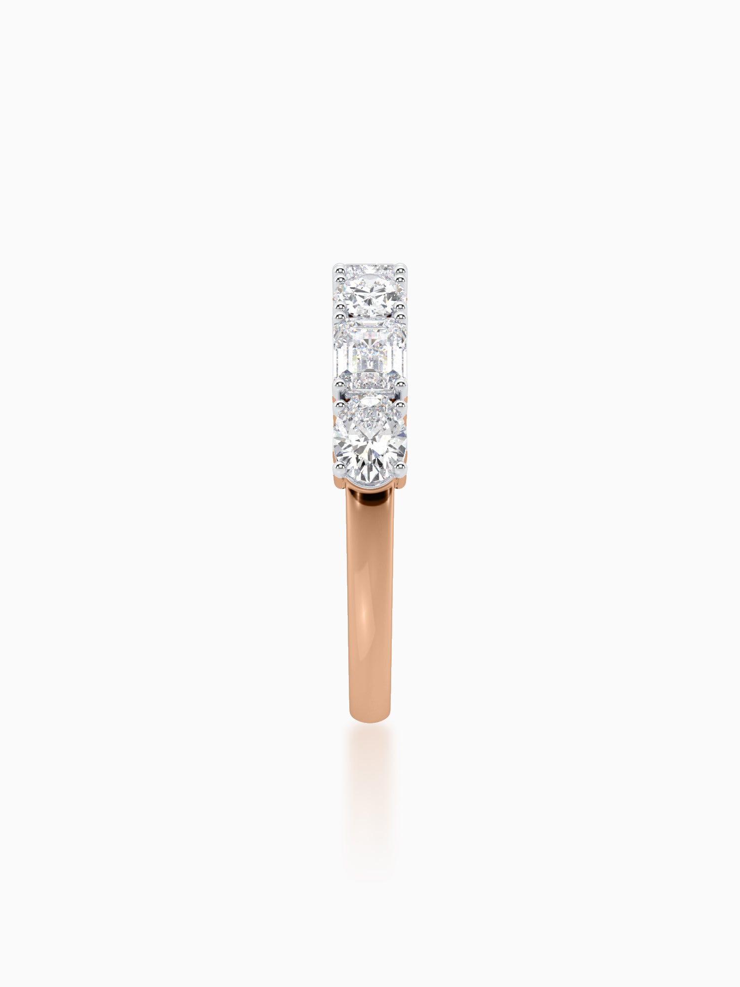 Demi Diamond Half Eternity Ring - Evol Jewels