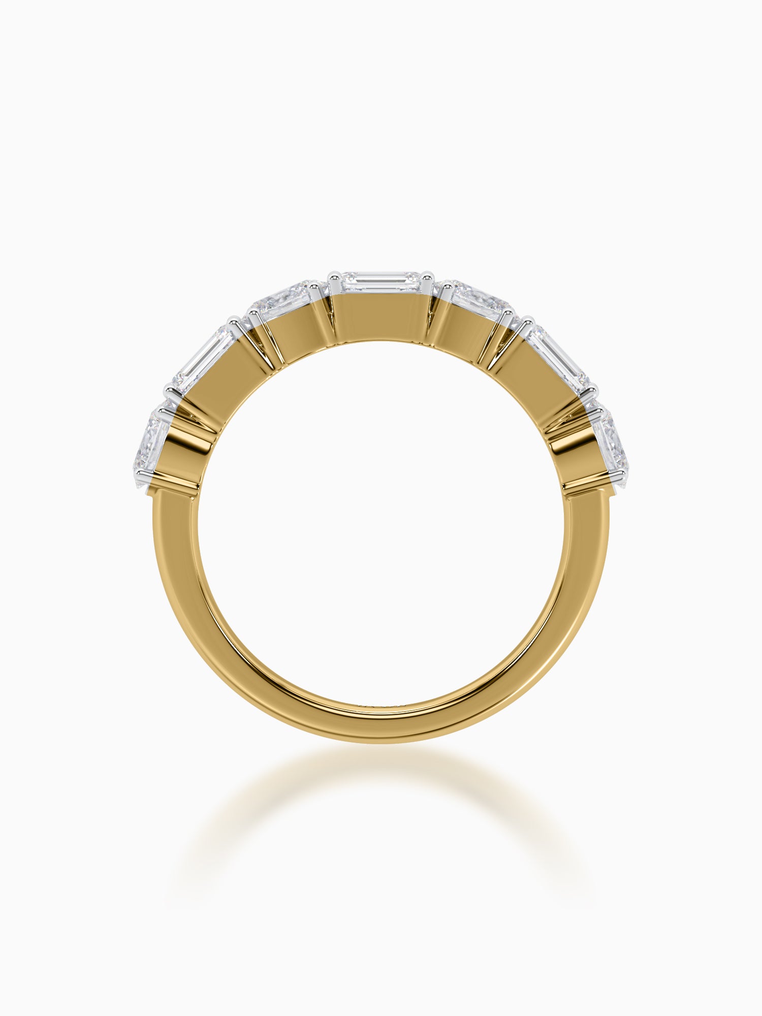 Demi Diamond Half Eternity Ring - Evol Jewels
