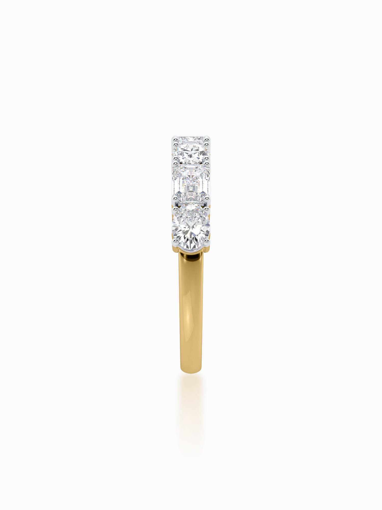 Demi Diamond Half Eternity Ring - Evol Jewels