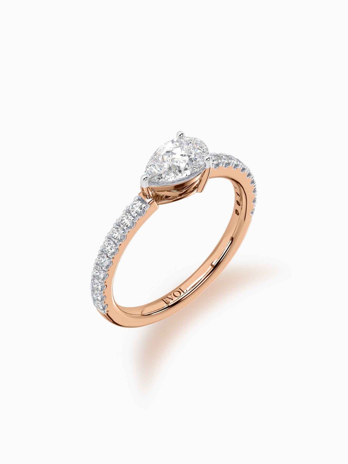 Dew Drop Diamond Ring