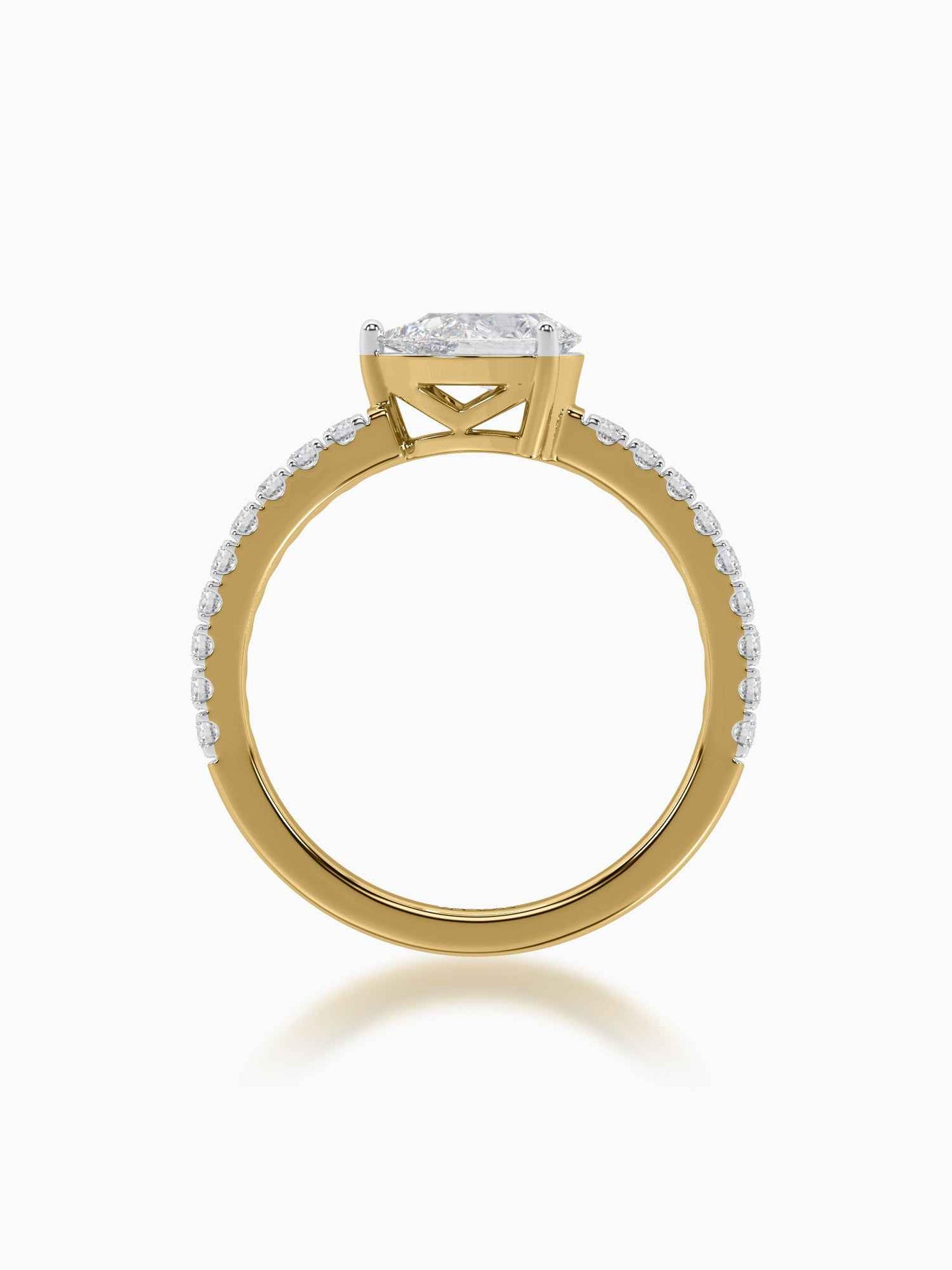 Dew Drop Diamond Ring