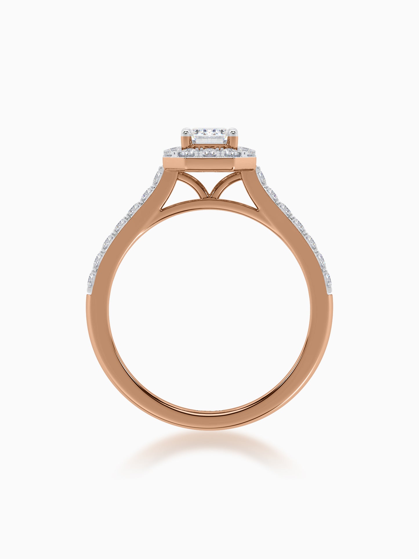 Eros Diamond Halo Ring - Evol Jewels