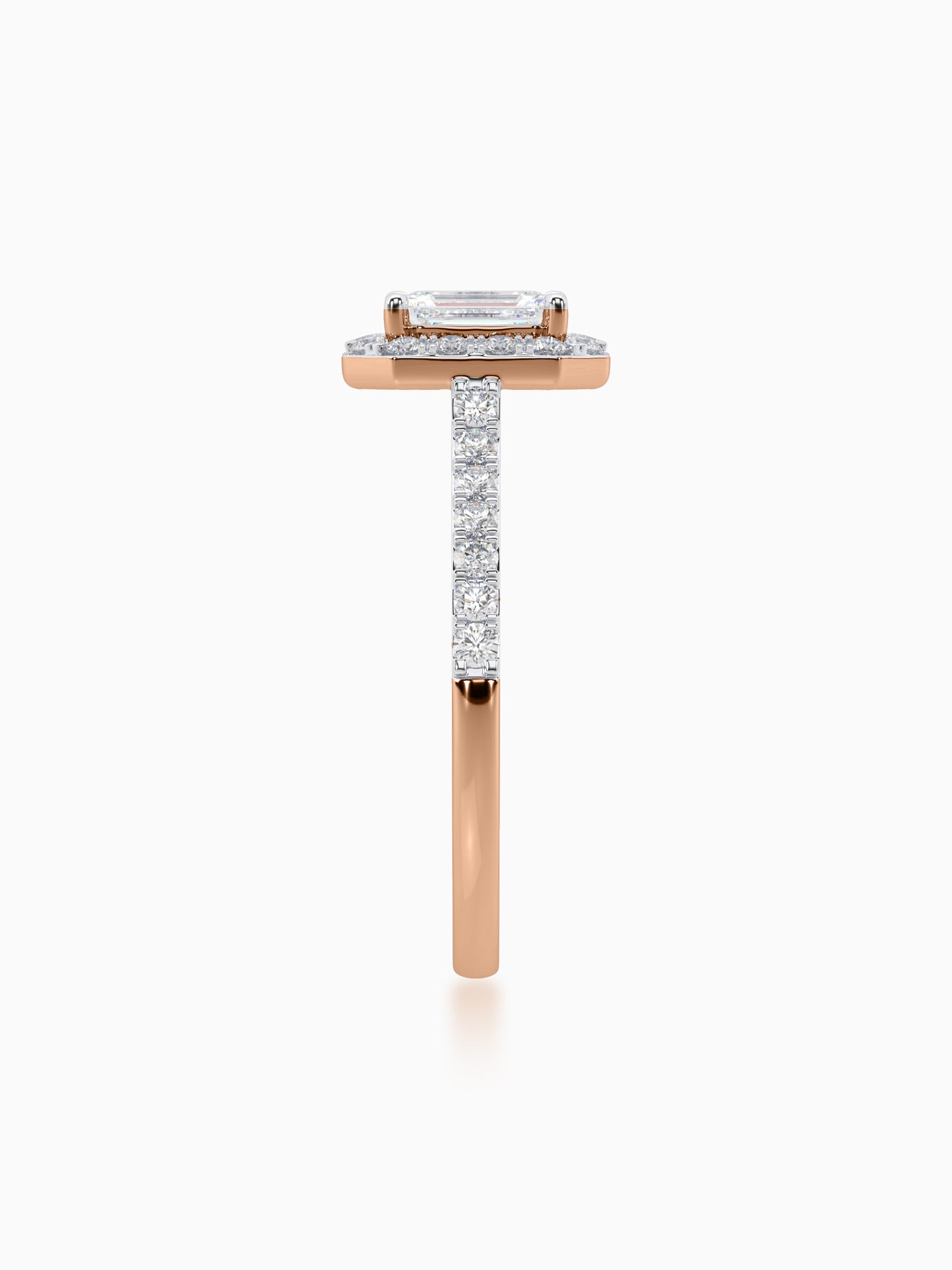 Eros Diamond Halo Ring - Evol Jewels